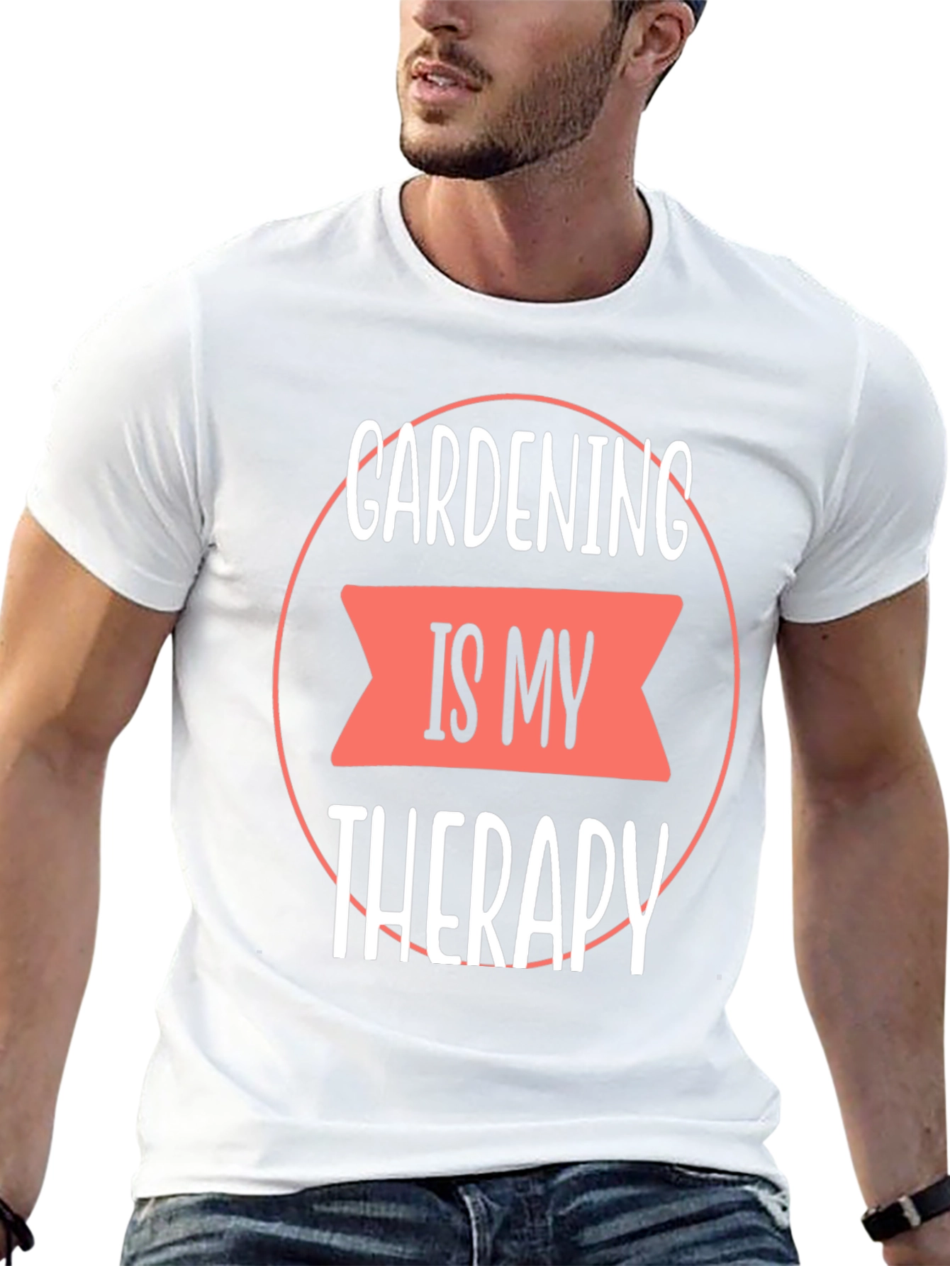 Gardening Is My Therapy Graphic Tee