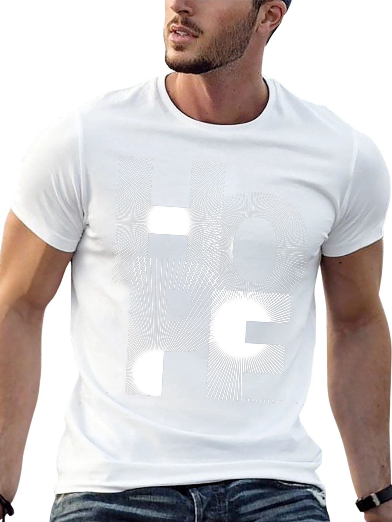 Hope Graphic Tee - Modern Black T-Shirt
