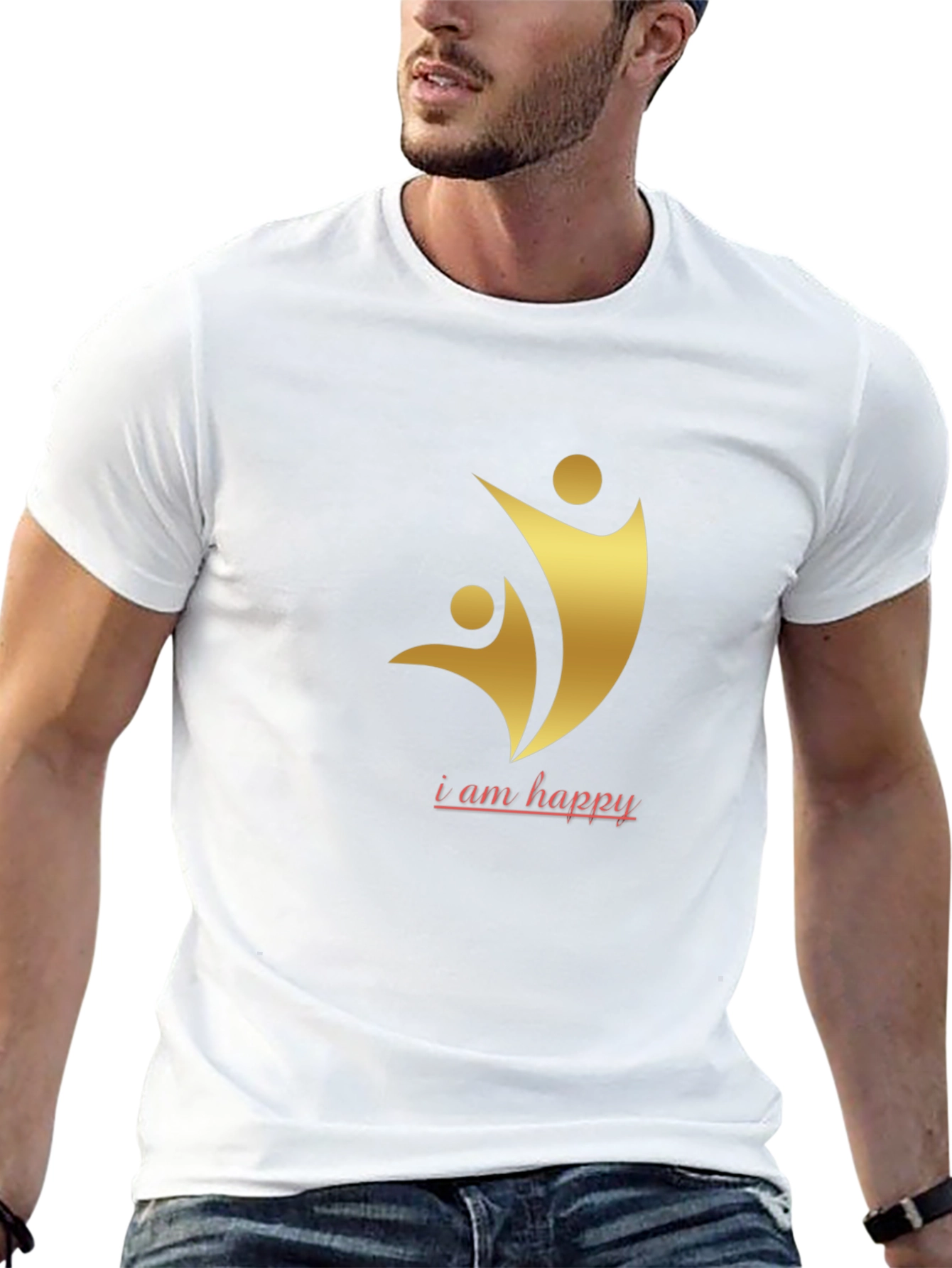 I am Happy Graphic T-Shirt