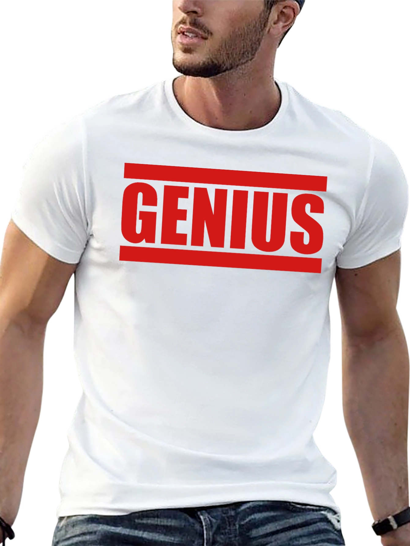 Genius Graphic Tee - Bold Statement T-Shirt