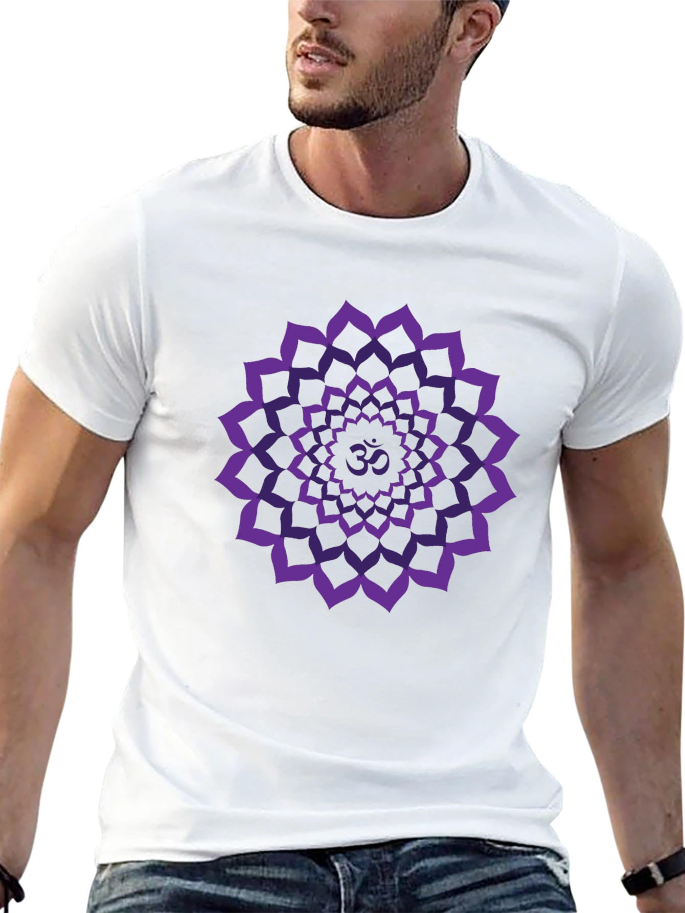 Crown Chakra T-Shirt - Spiritual Symbol Design