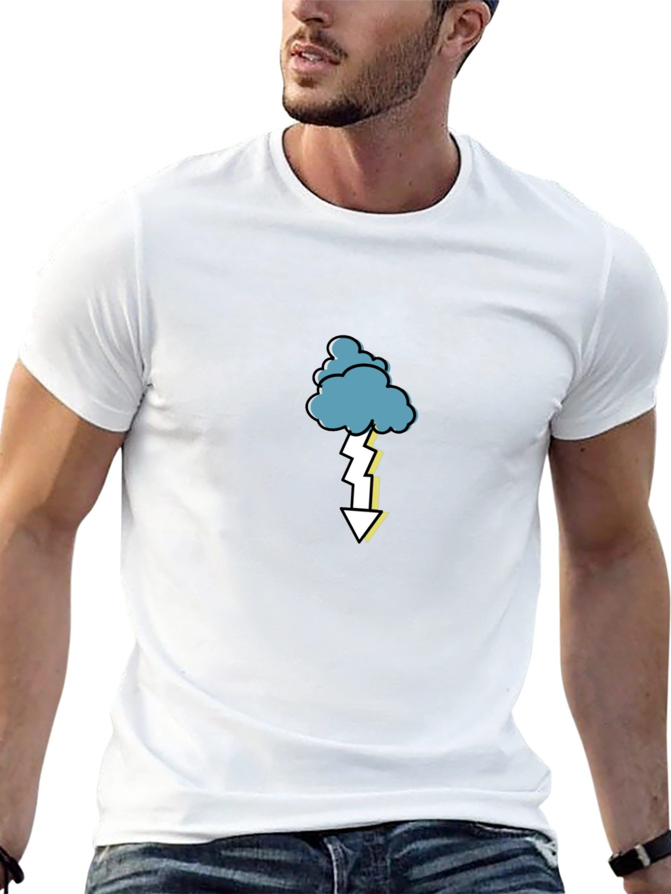 Stormy Weather T-Shirt - Lightning Bolt Design