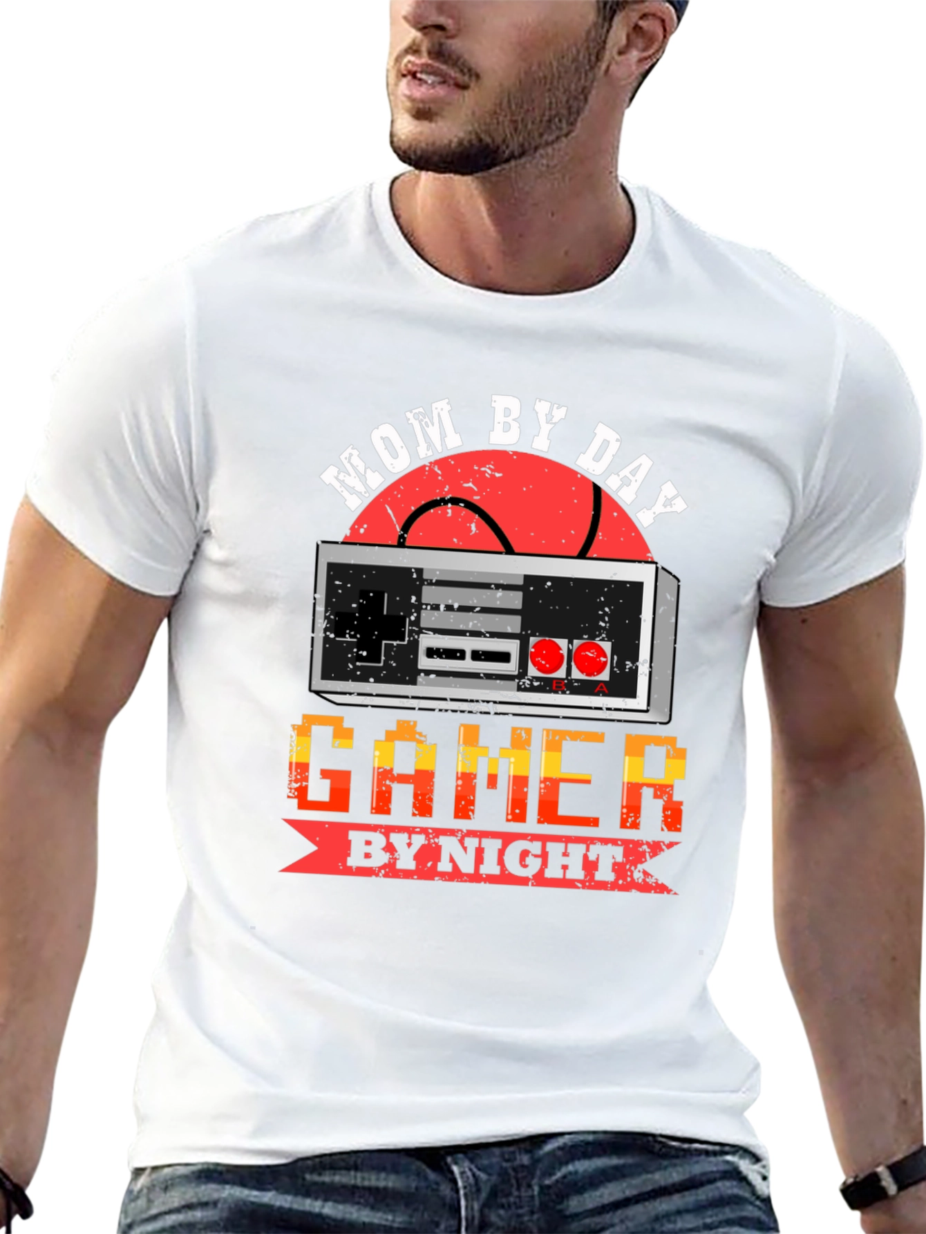 Mom By Day Gamer By Night Graphic Tee