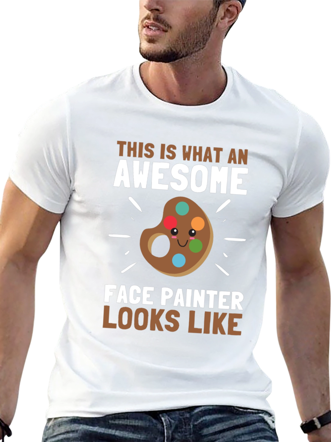 Awesome Face Painter T-Shirt - Artist Apparel