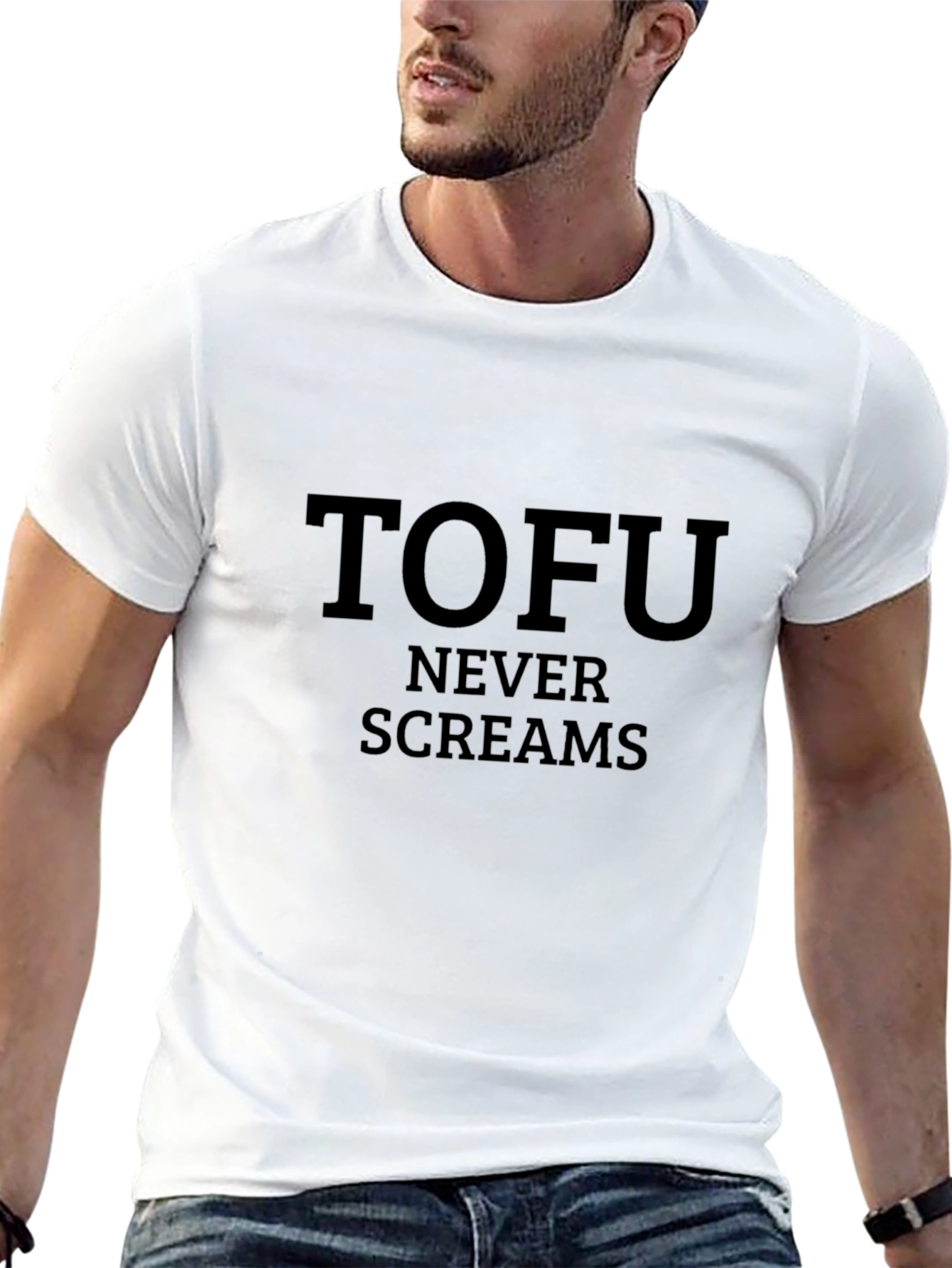 Tofu Never Screams Graphic T-Shirt