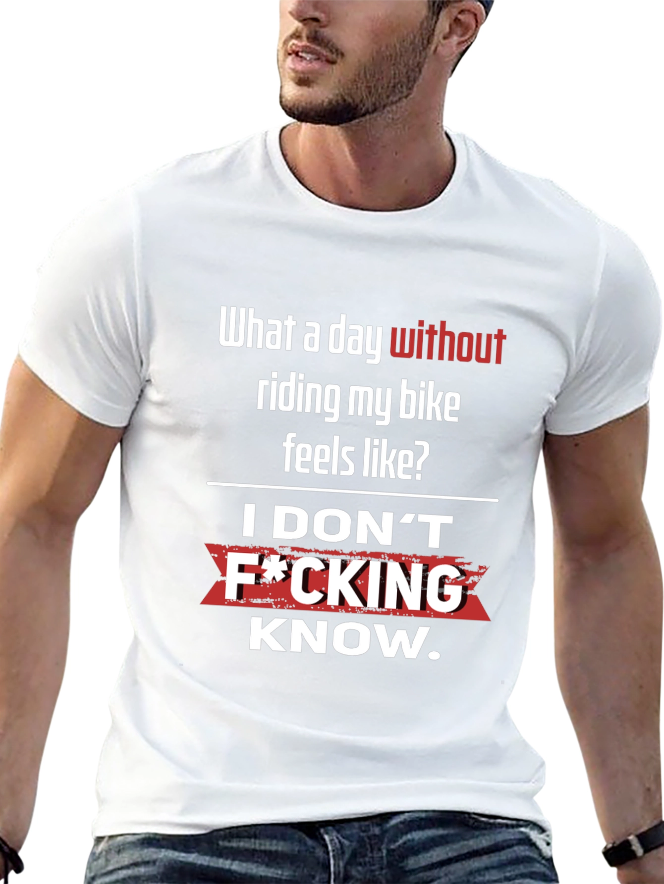 Funny Biker T-Shirt - What a day without riding?
