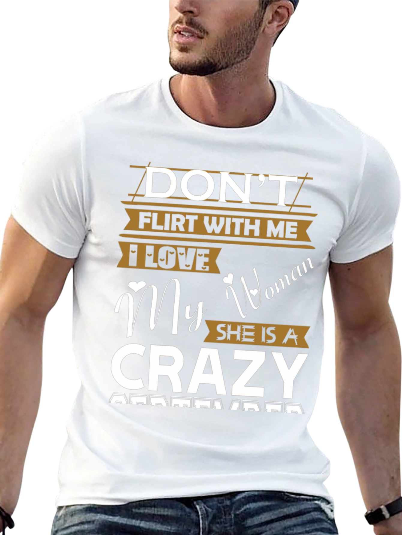 Dont Flirt With Me Crazy Woman T-Shirt