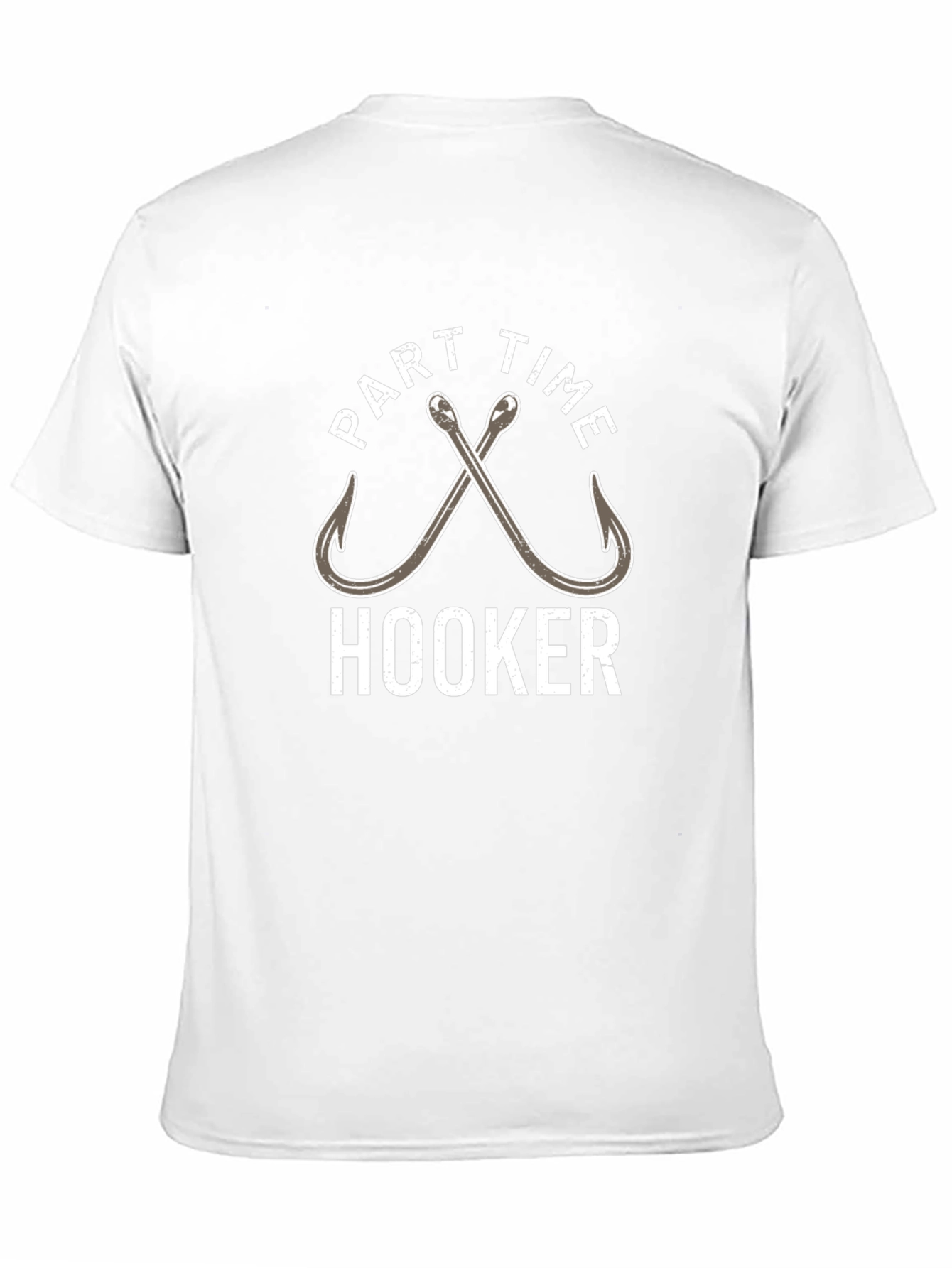 Part Time Hooker T-Shirt: Fishing Humor Tee