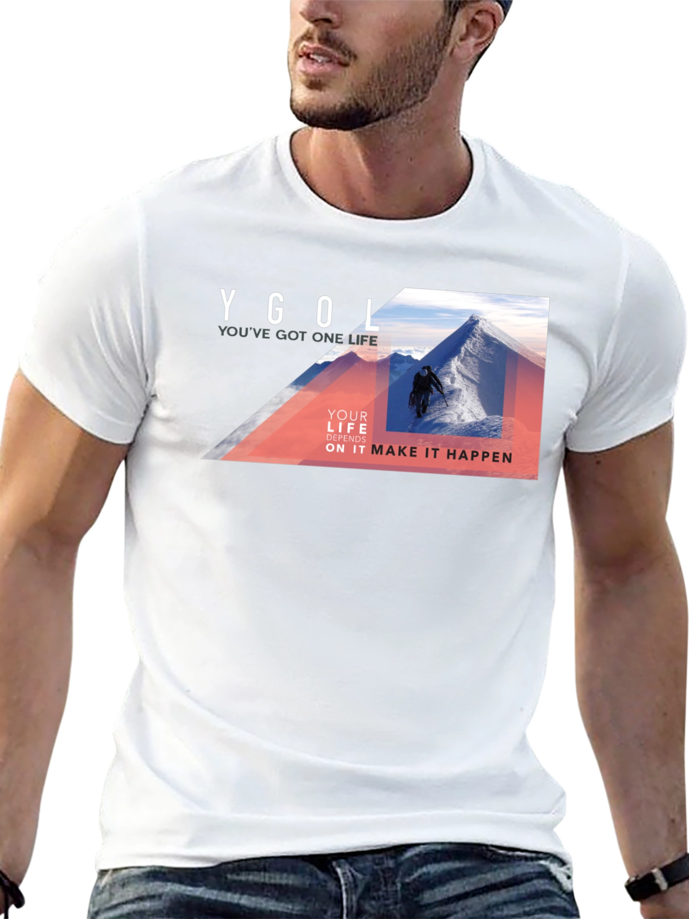 YOLO Mountain Climb Graphic Tee