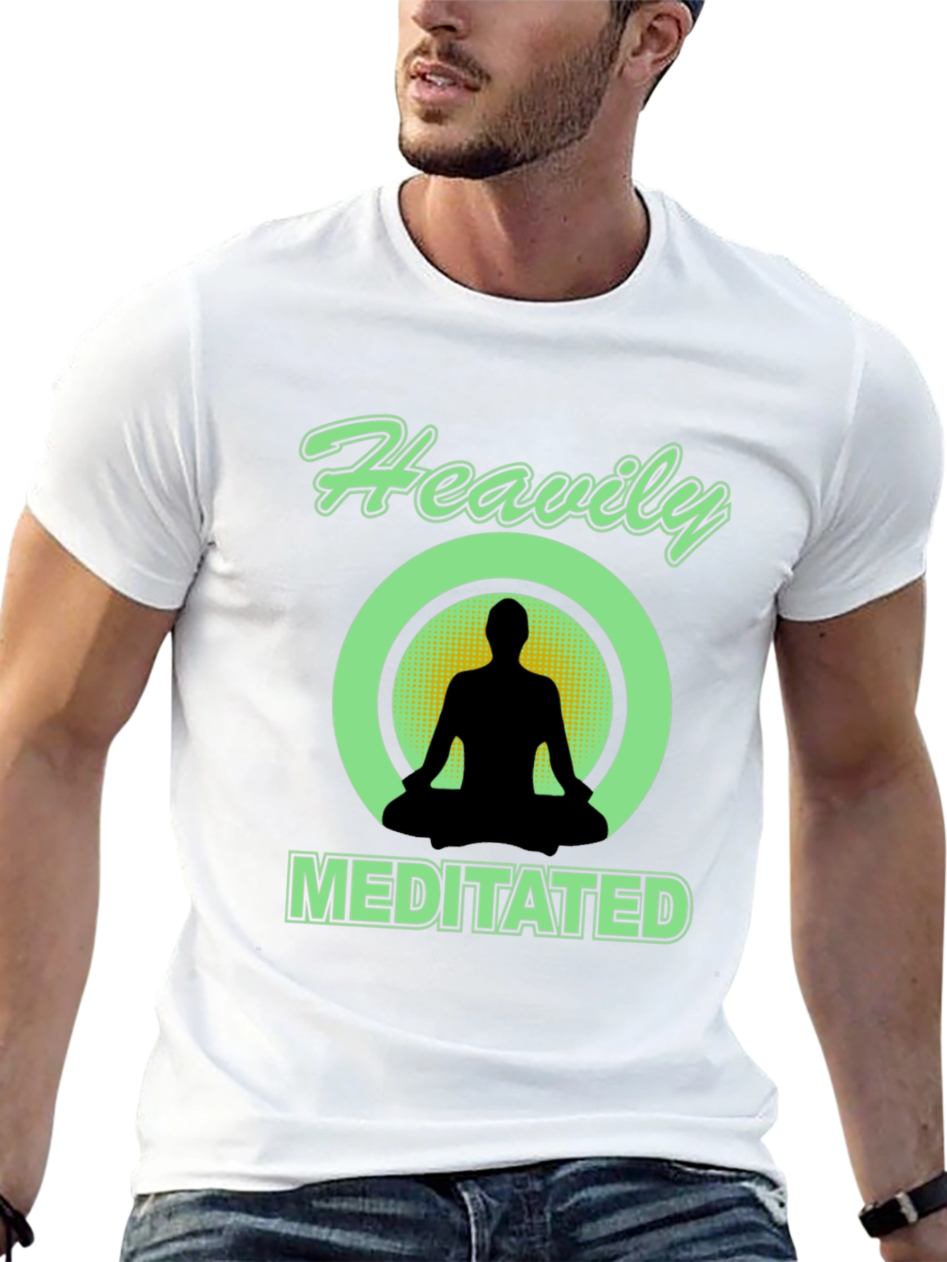 Heavily Meditated Black T-Shirt