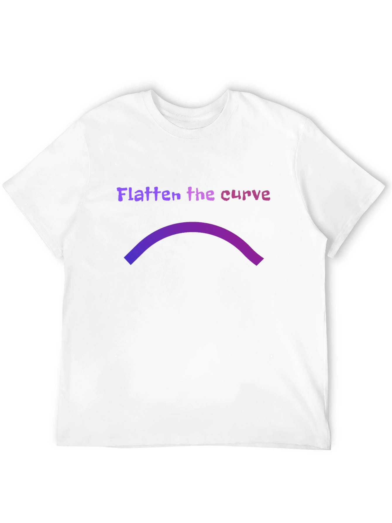 Flatten the Curve Graphic Tee - Stay Safe