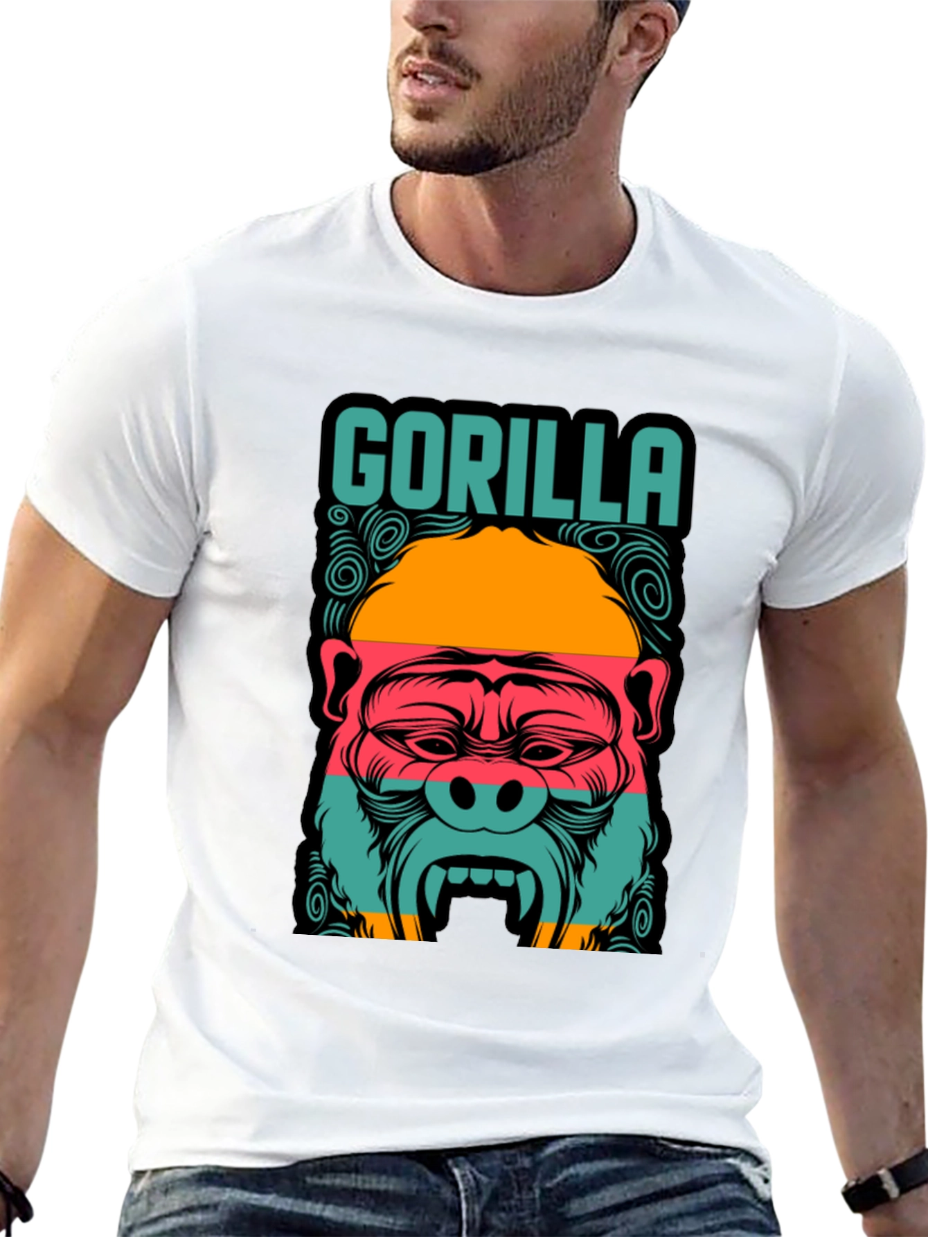 Gorilla Graphic Tee - Mens Black T-Shirt