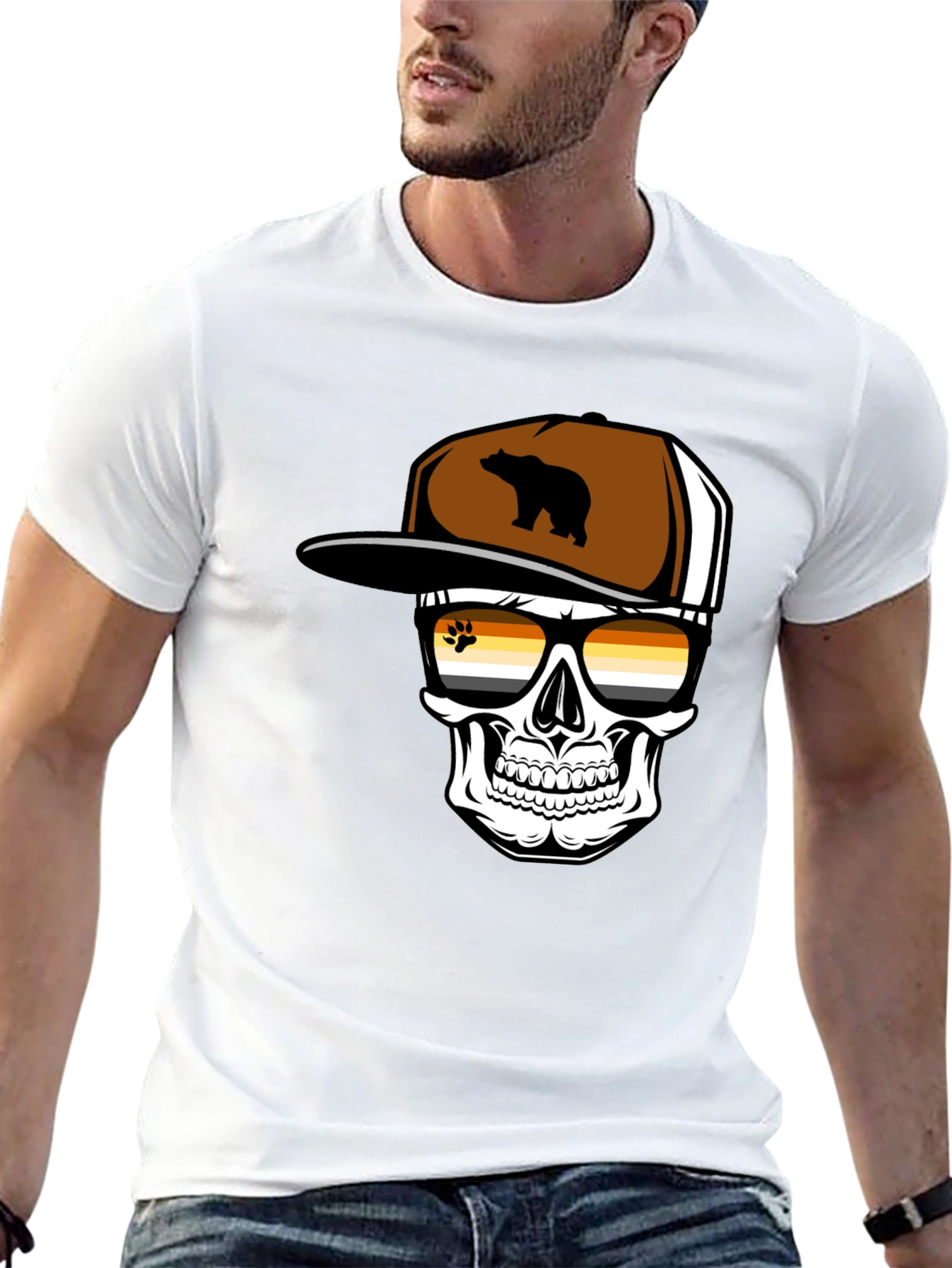 Bear Pride Skull T-Shirt