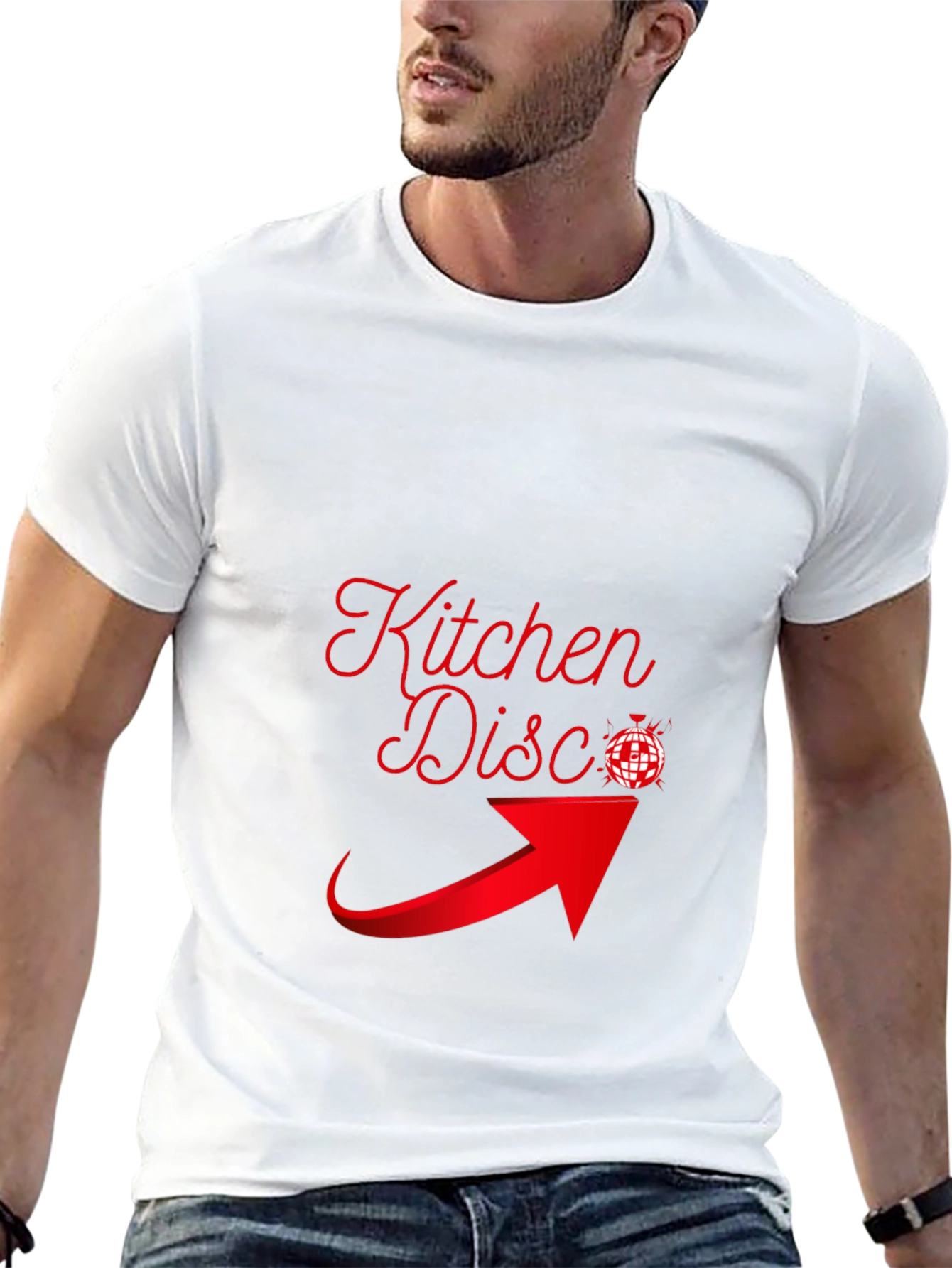 Kitchen Disco Black Graphic Tee