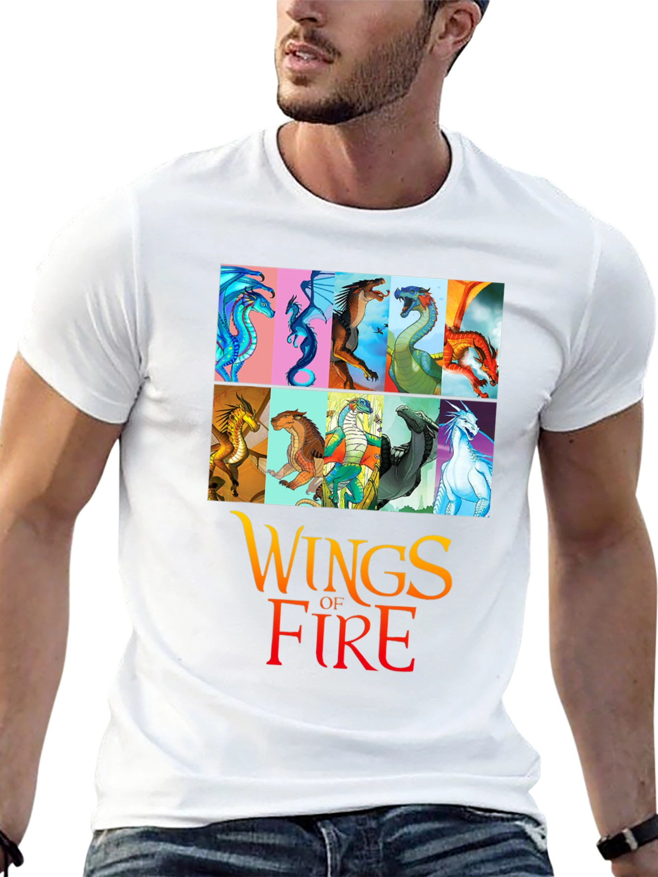 Wings of Fire Dragon T-Shirt Novelty Graphic Tee