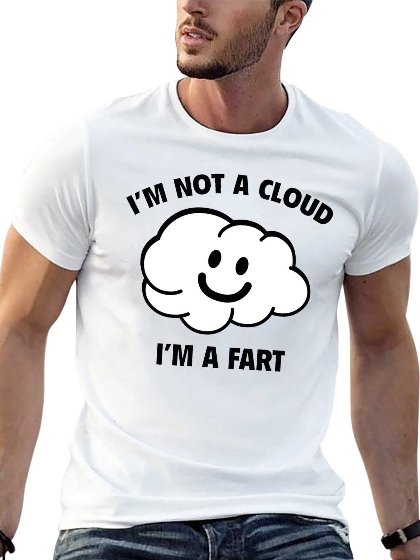 Funny Im Not A Cloud Graphic T-Shirt