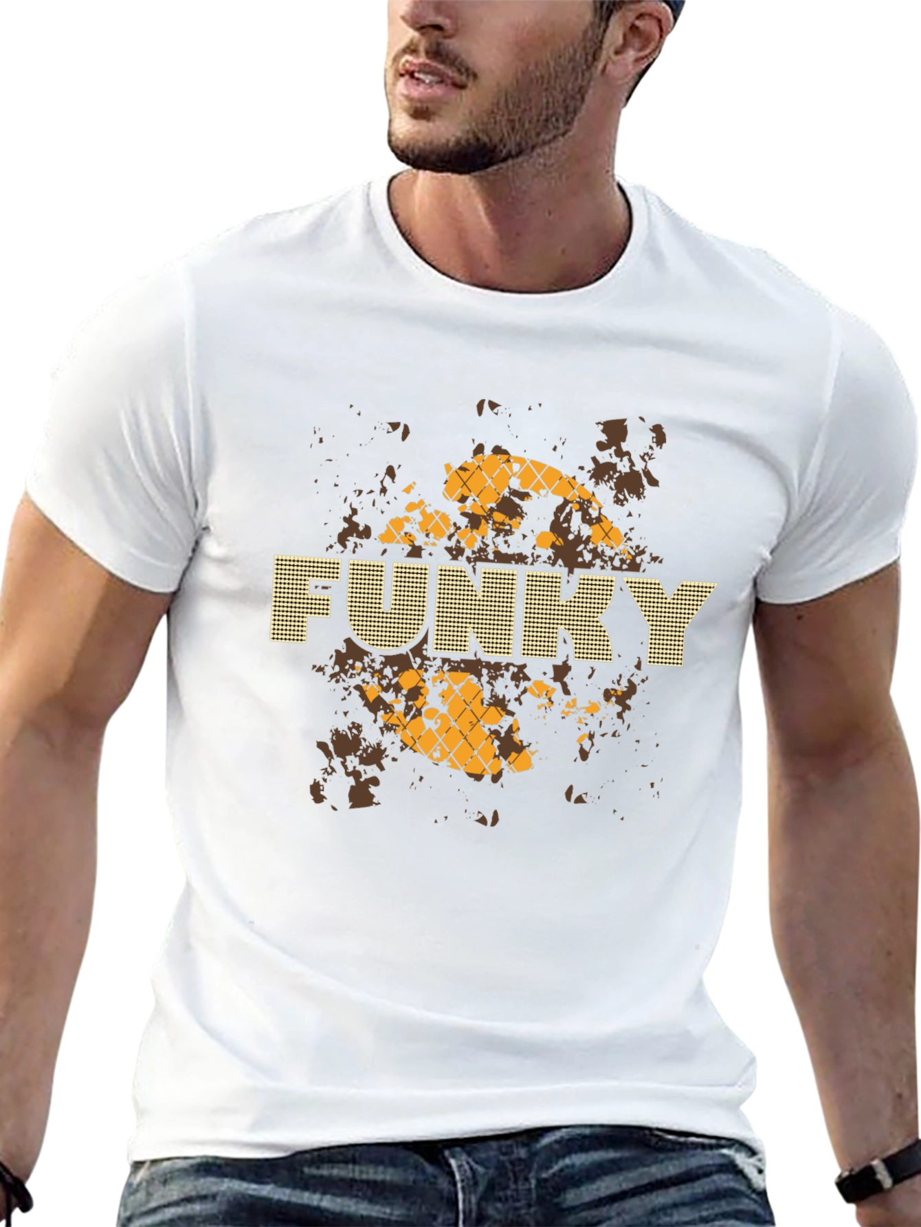 Funky Style Black Graphic Tee