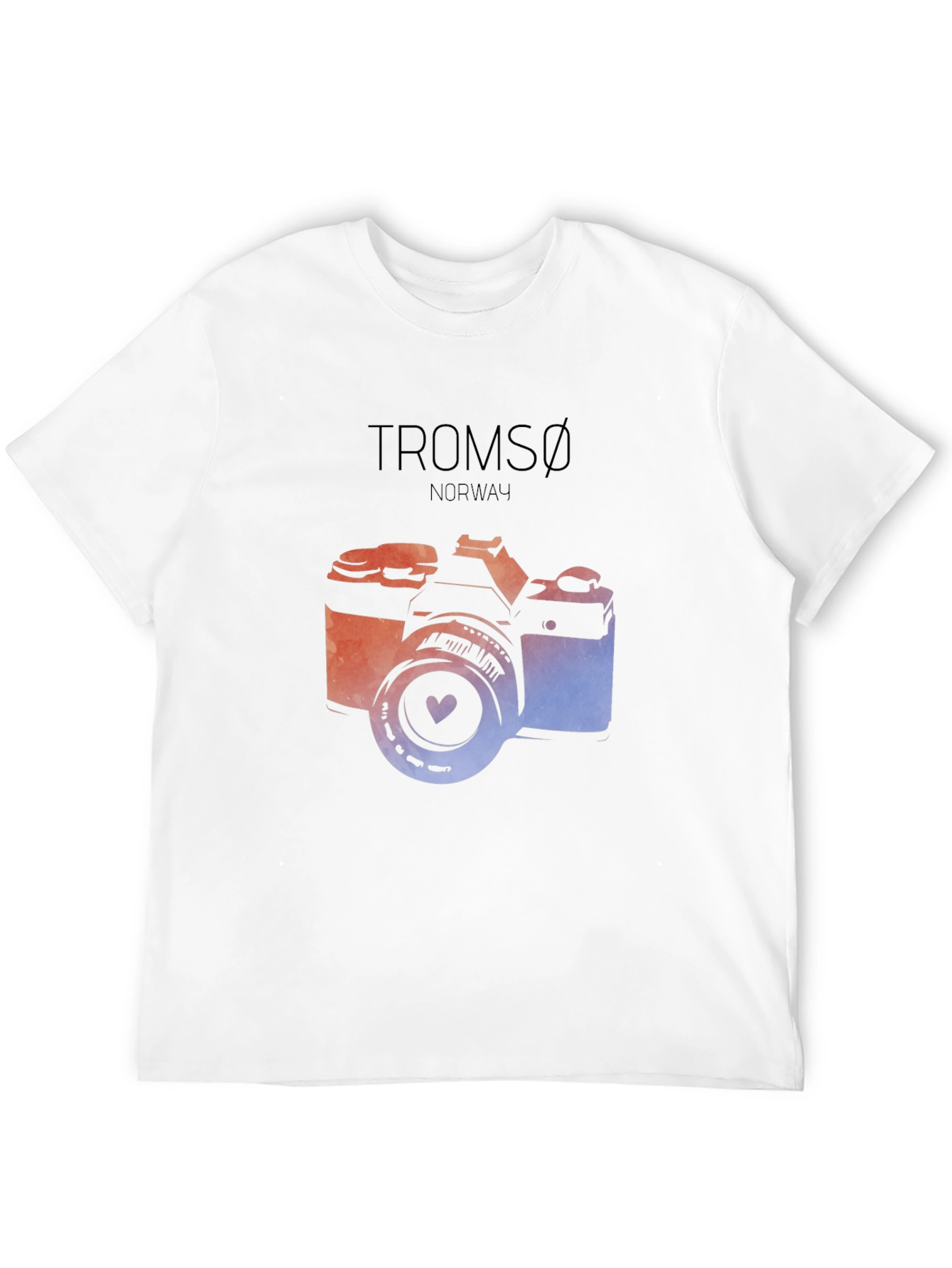 Tromsø Norway Camera Graphic T-Shirt