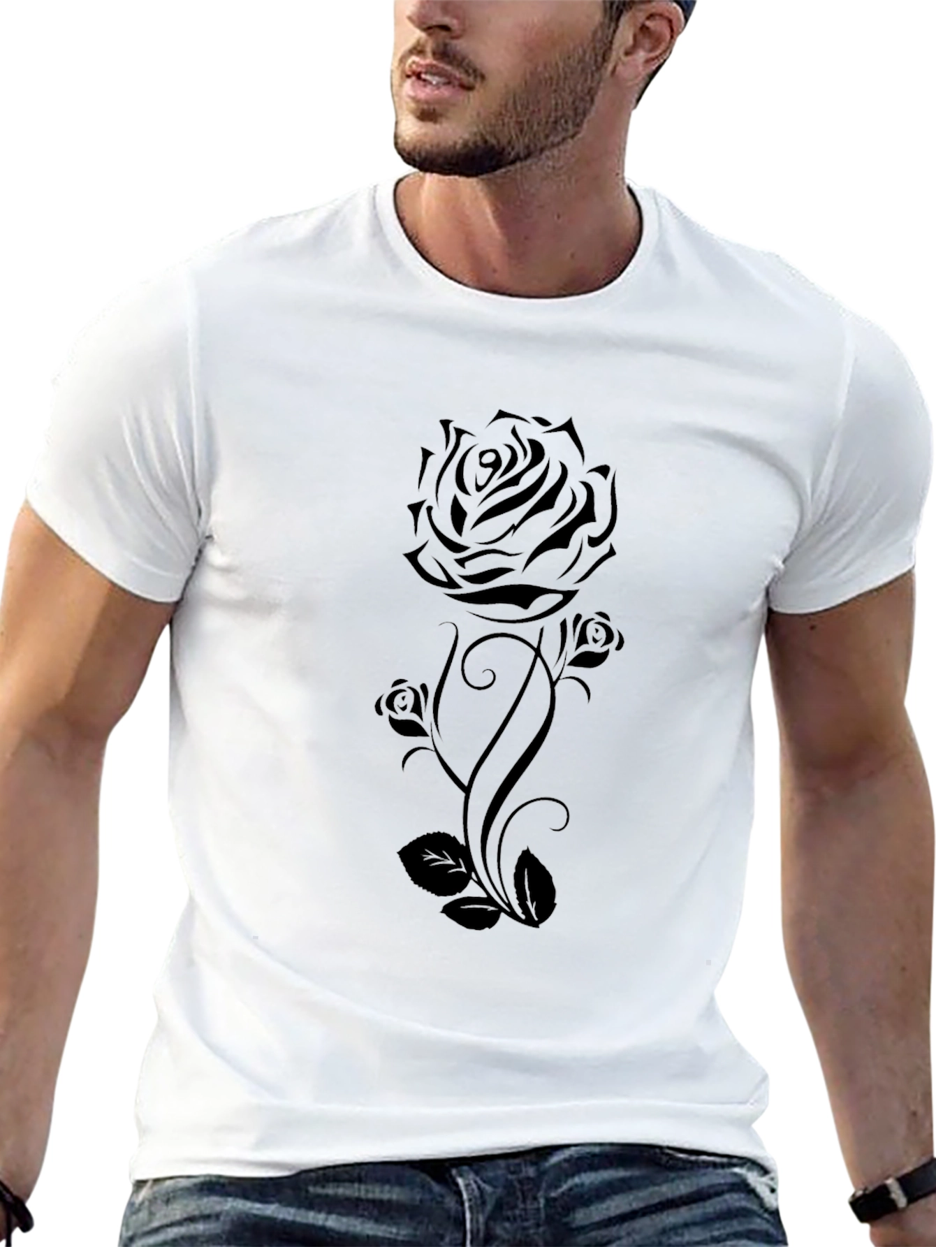 Black Rose Graphic Tee