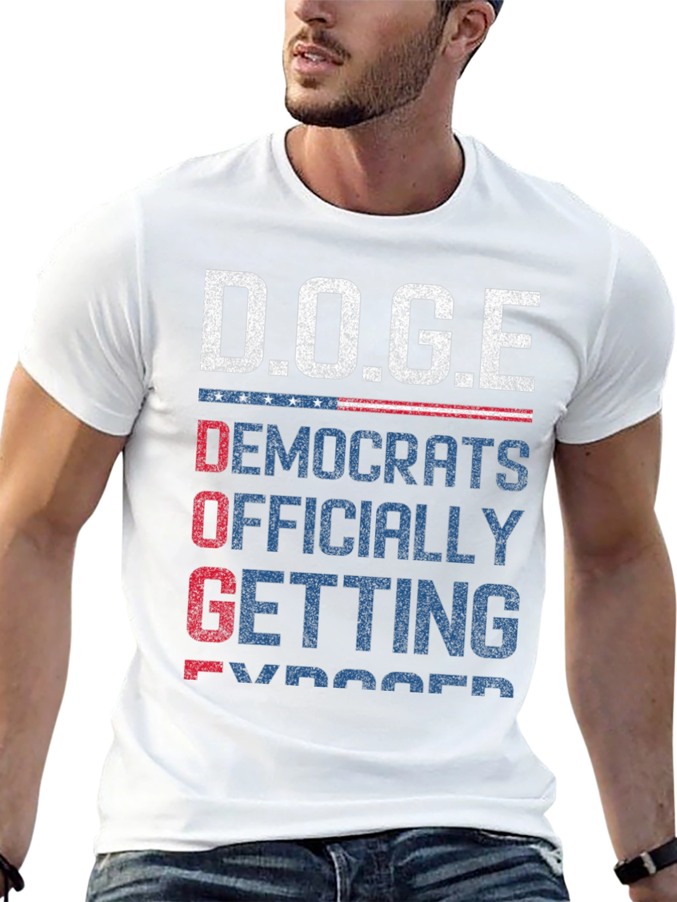 D.O.G.E T-Shirt: Democrats Officially Getting Exposed