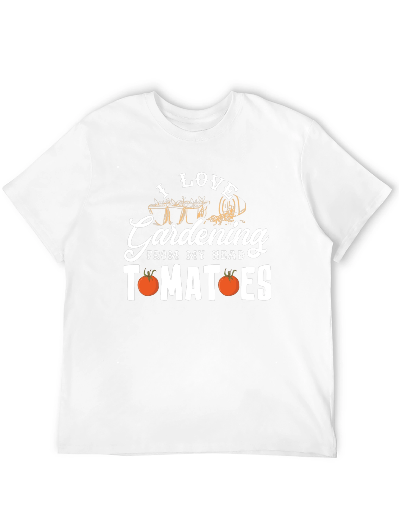 Gardening Tomatoes Graphic T-Shirt