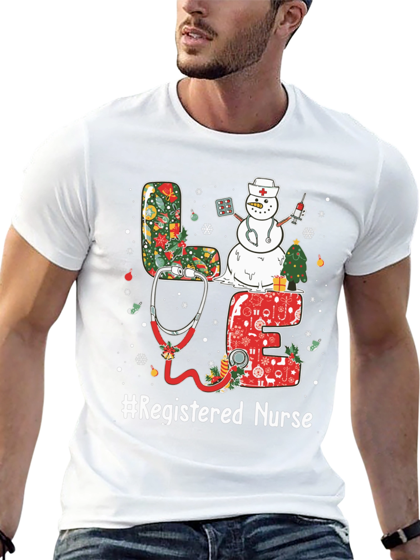 Registered Nurse Christmas T-Shirt