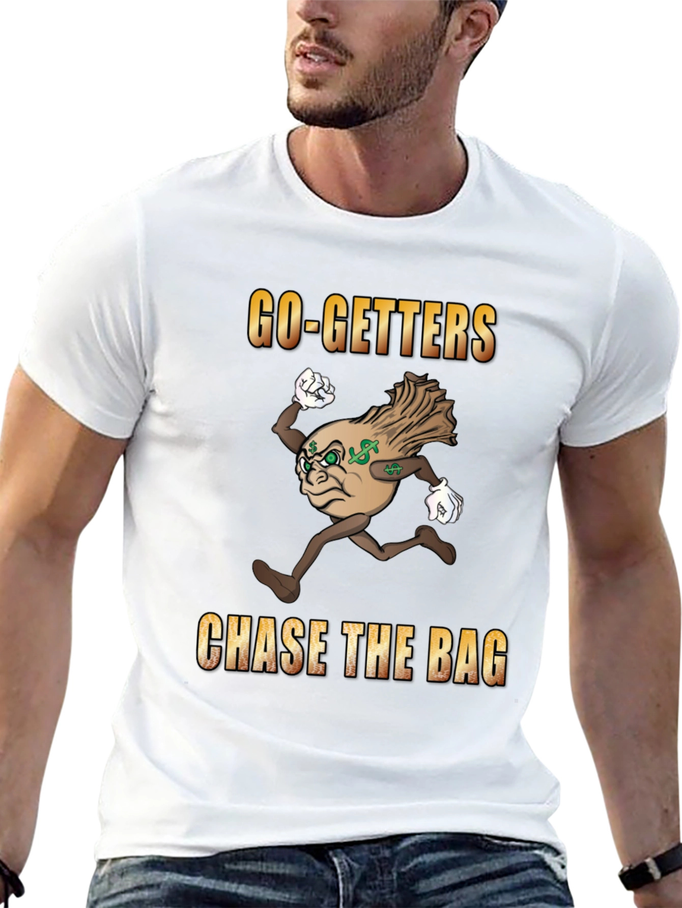 Go-Getters Chase the Bag Black T-Shirt