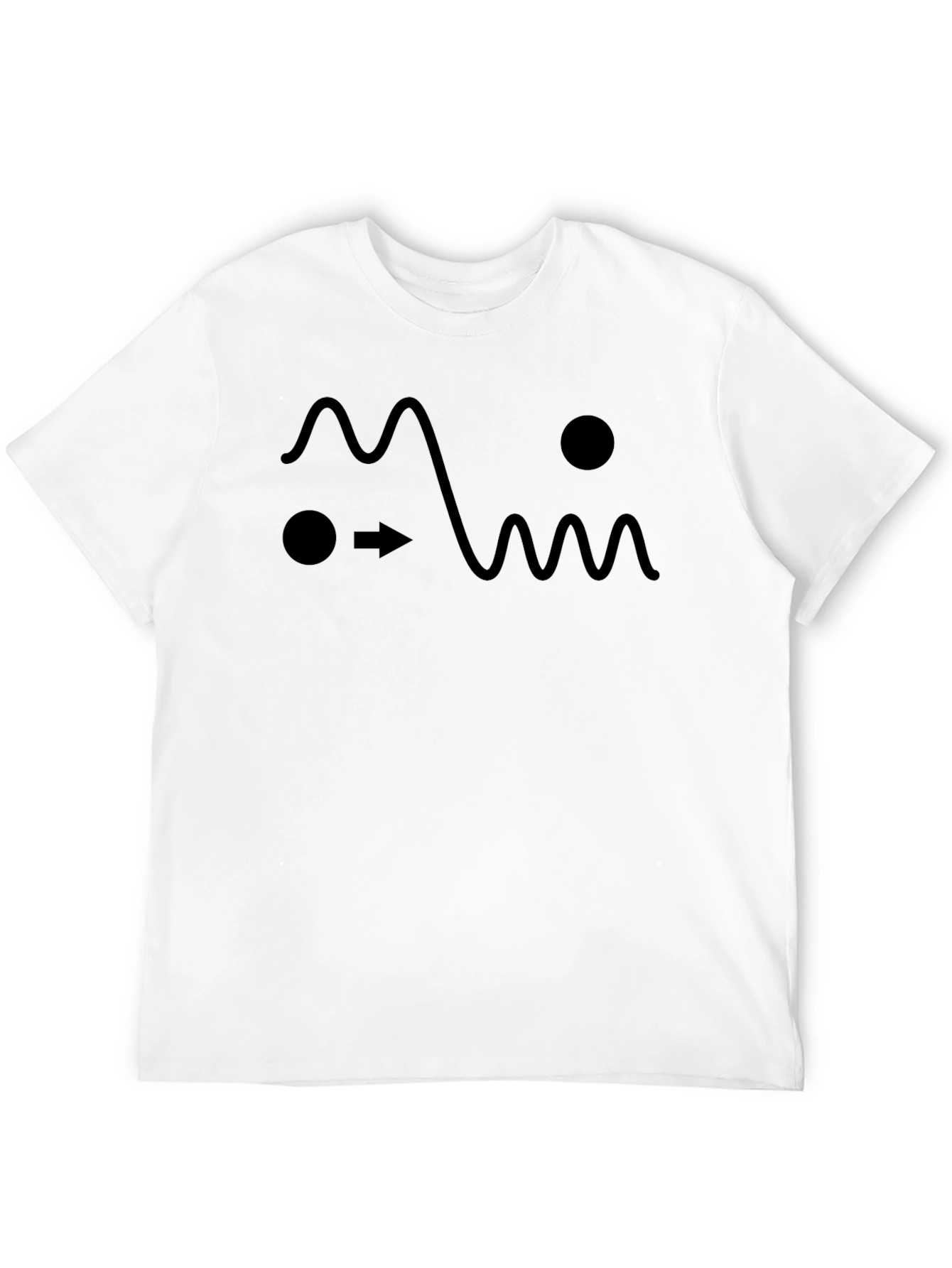 Abstract Black Graphic Tee
