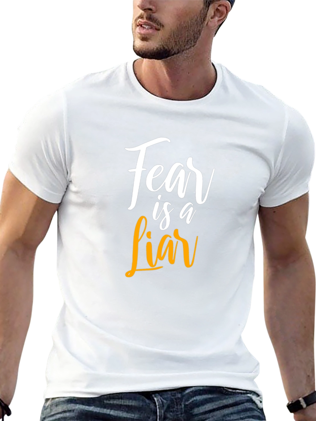 Fear is a Liar T-Shirt - Motivational Graphic Tee