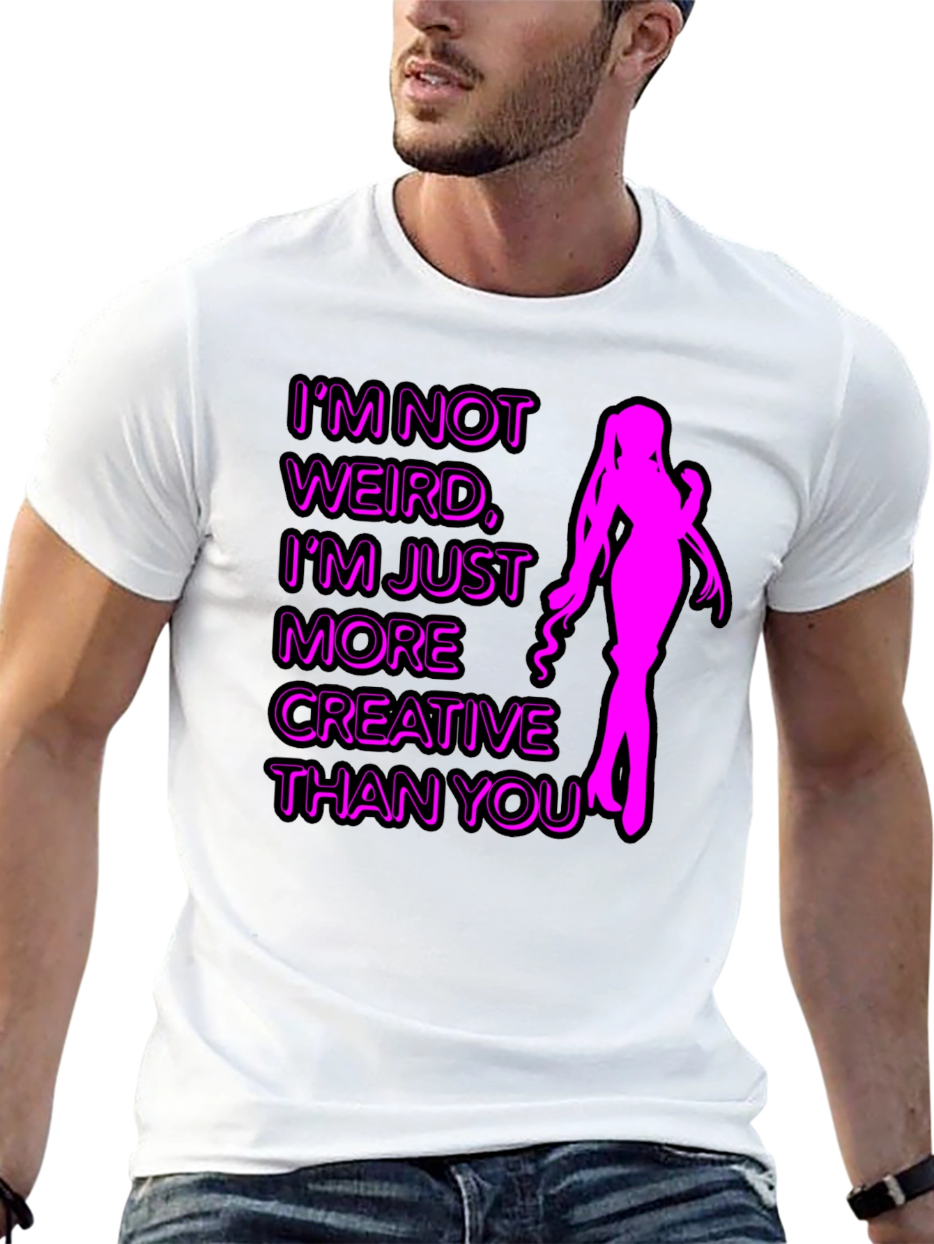 Im Not Weird T-Shirt - Creative Anime Design