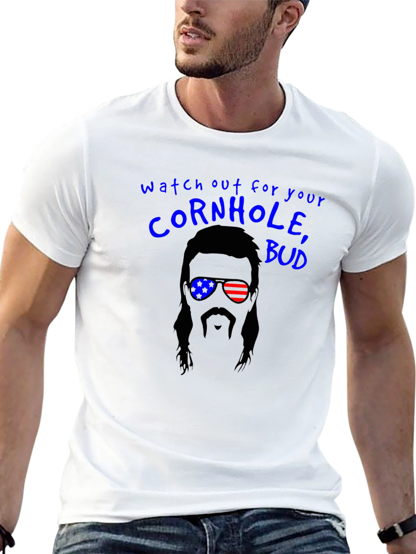 Watch Out Cornhole Bud T-Shirt