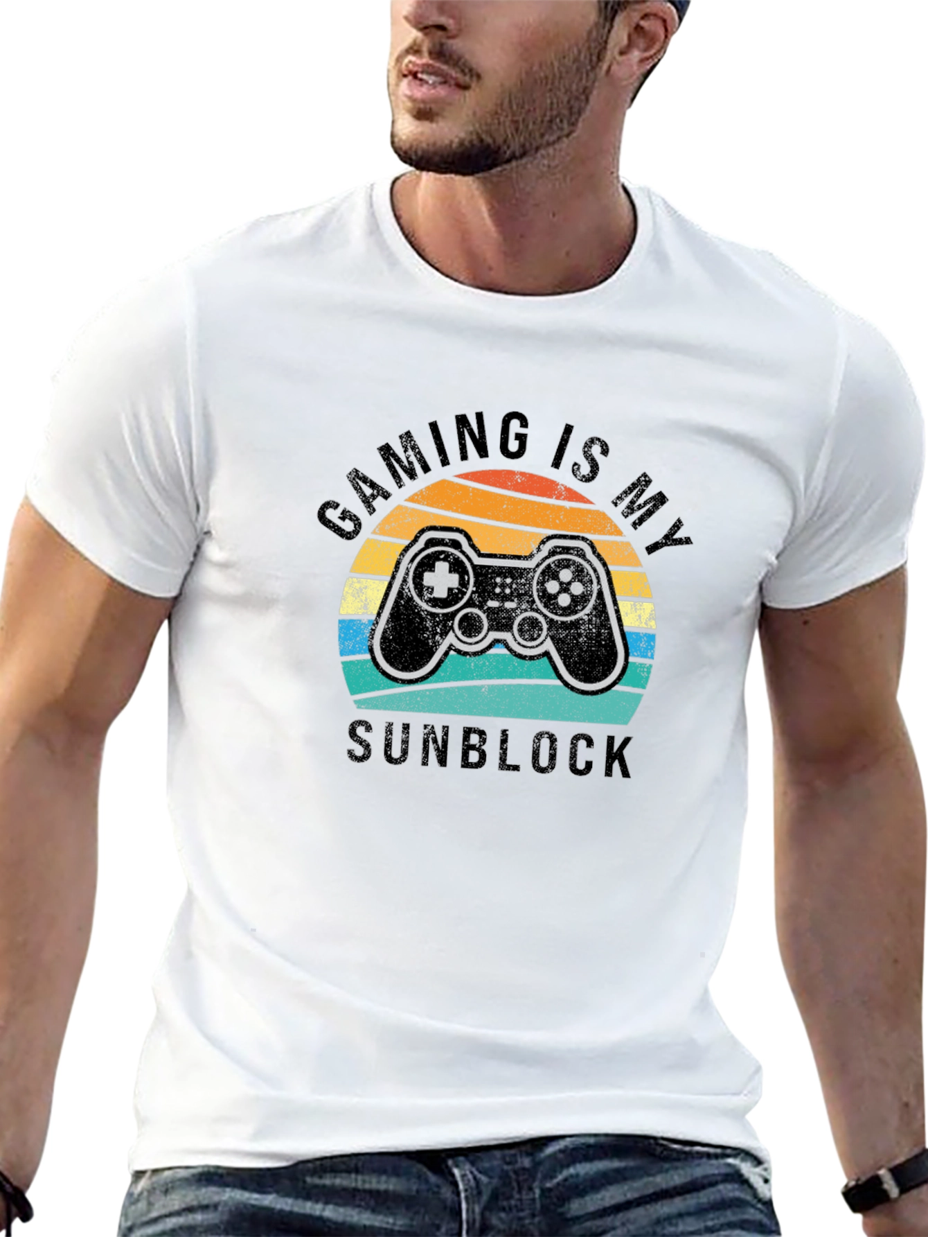 Gaming is My Sunblock Graphic T-Shirt