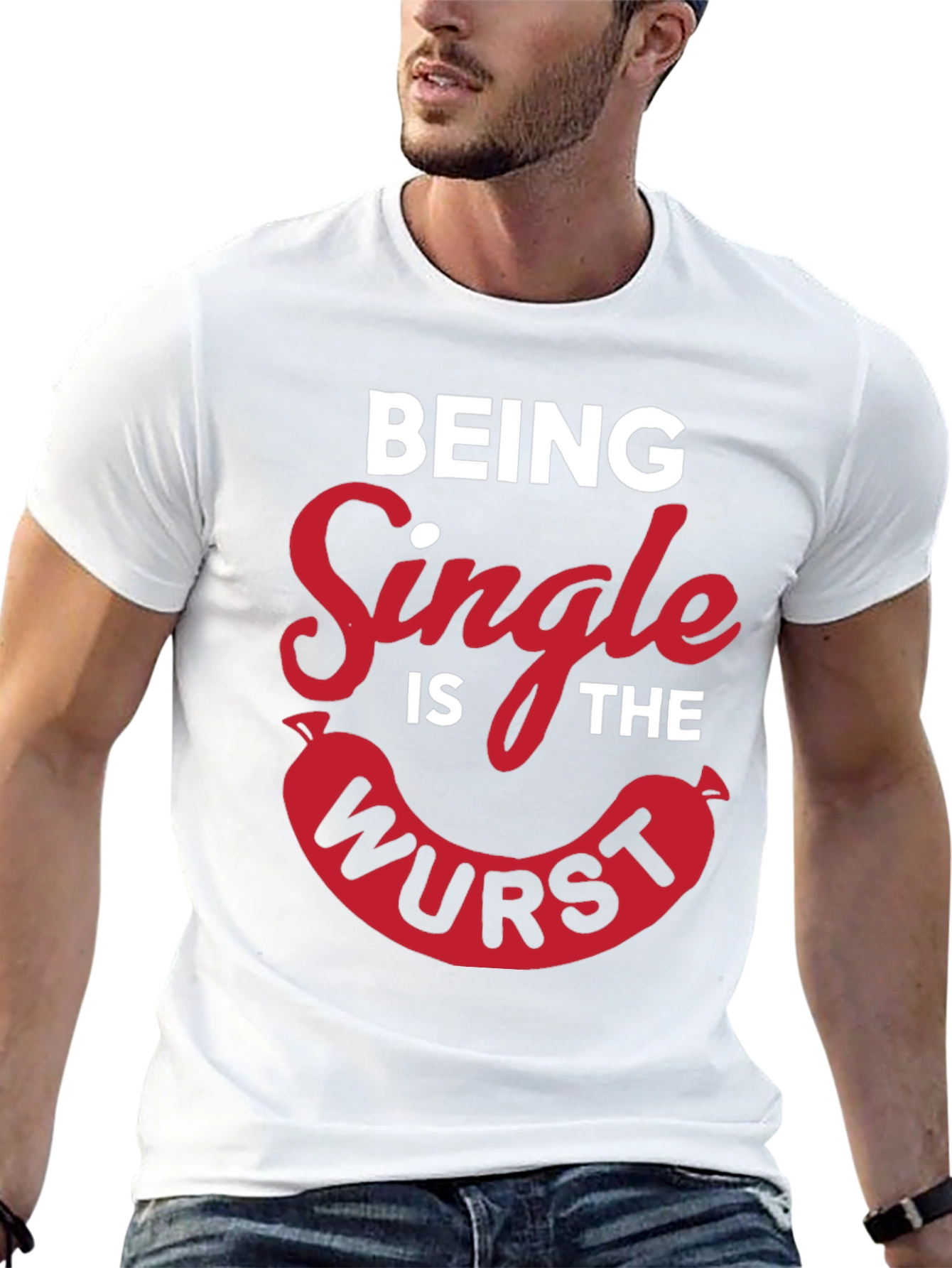 Being Single Is The Wurst Novelty T-Shirt