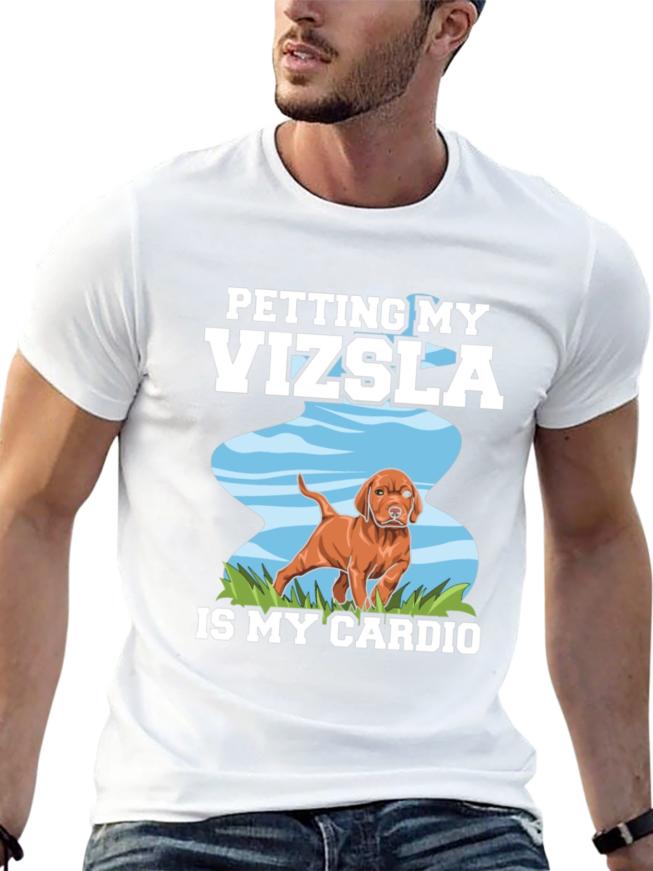 Petting My Vizsla Is My Cardio T-Shirt