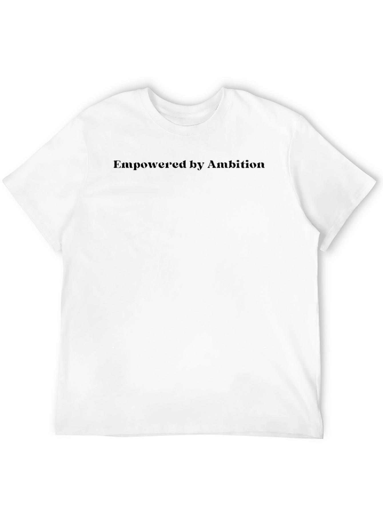 Empowered by Ambition Black Crew Neck T-Shirt