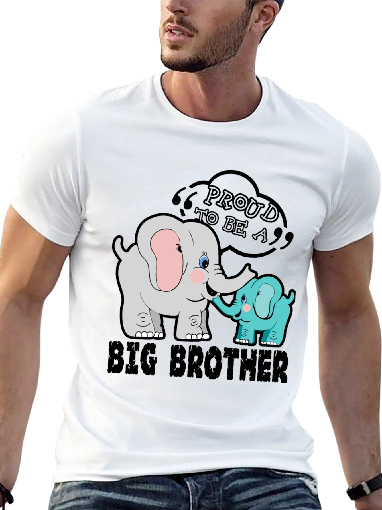 Proud Big Brother Elephant T-Shirt