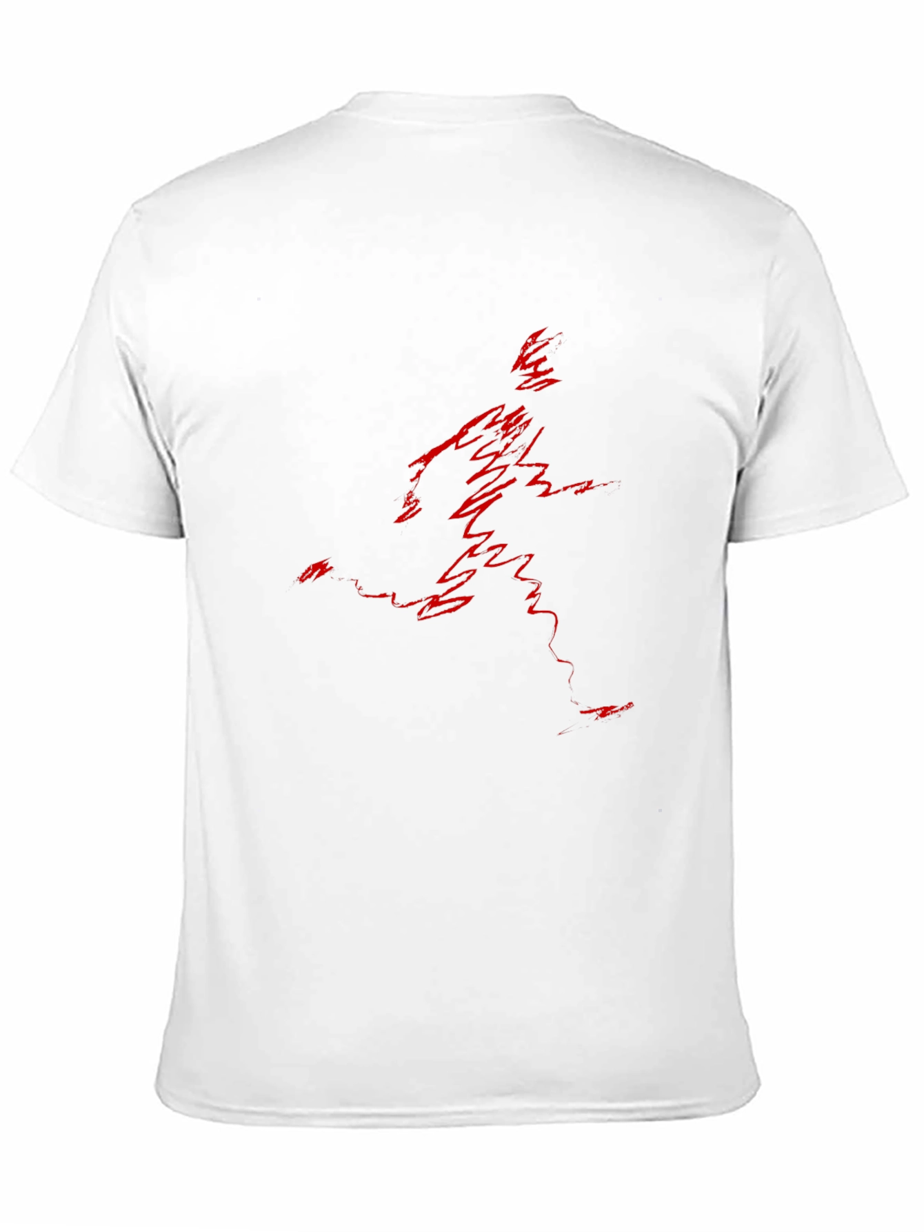 Scribble Runner Graphic Tee - Black