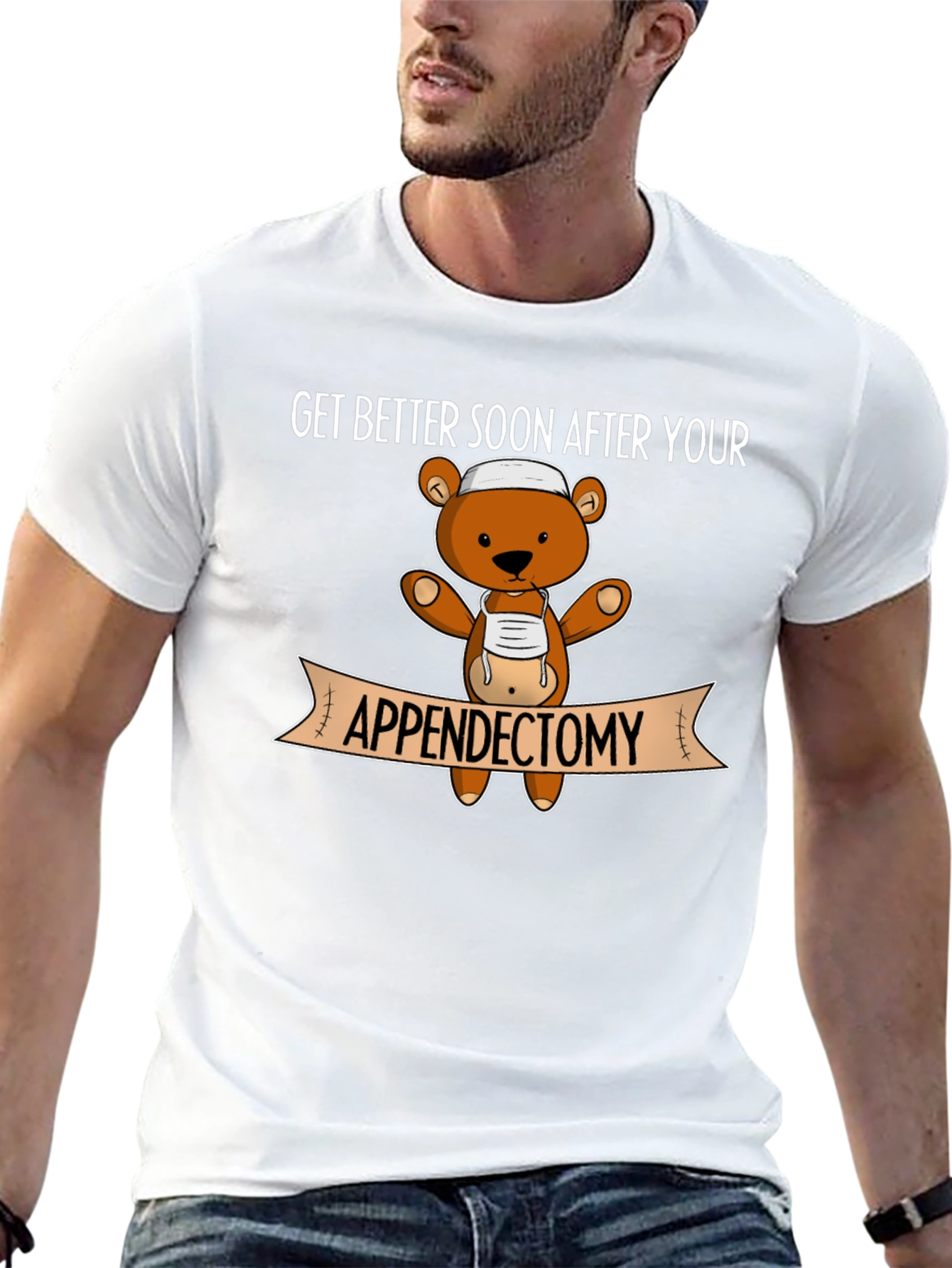 Appendectomy Teddy Bear Recovery T-Shirt
