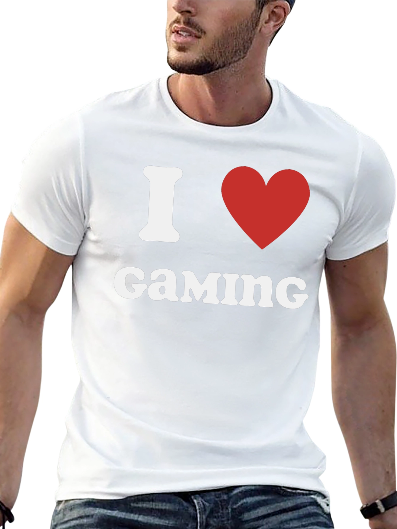 I Love Gaming T-Shirt - Black Gamer Tee