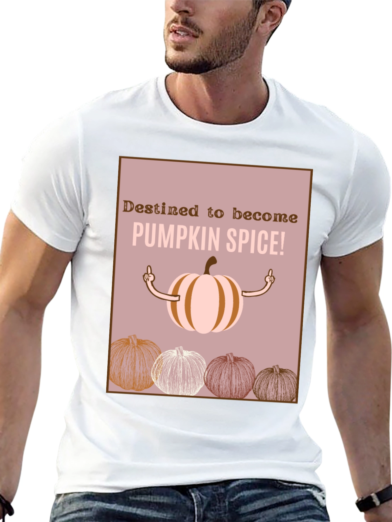 Destined Pumpkin Spice T-Shirt - Fall Apparel