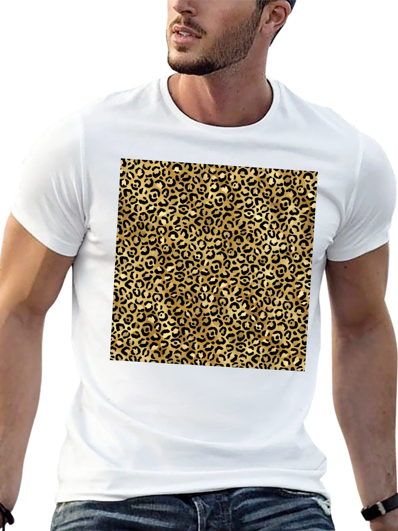Leopard Print Graphic Tee - Classic Style
