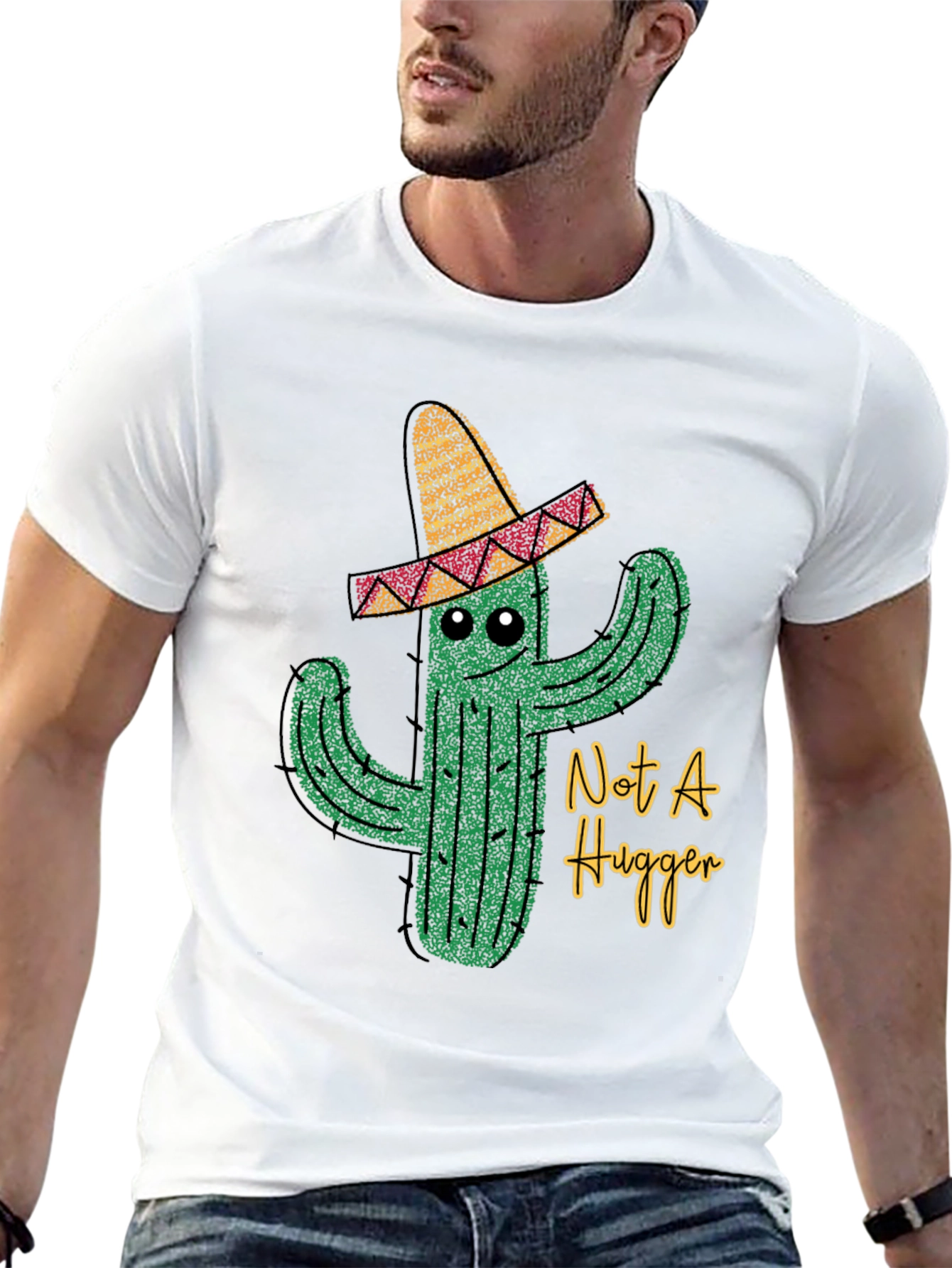 Not A Hugger Cactus T-Shirt