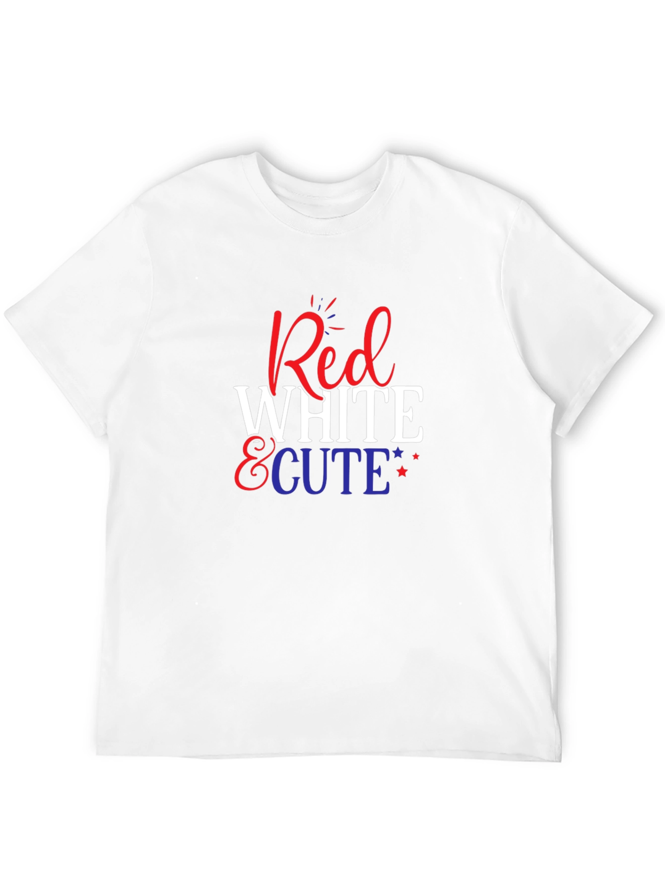 Red White & Cute Patriotic T-Shirt