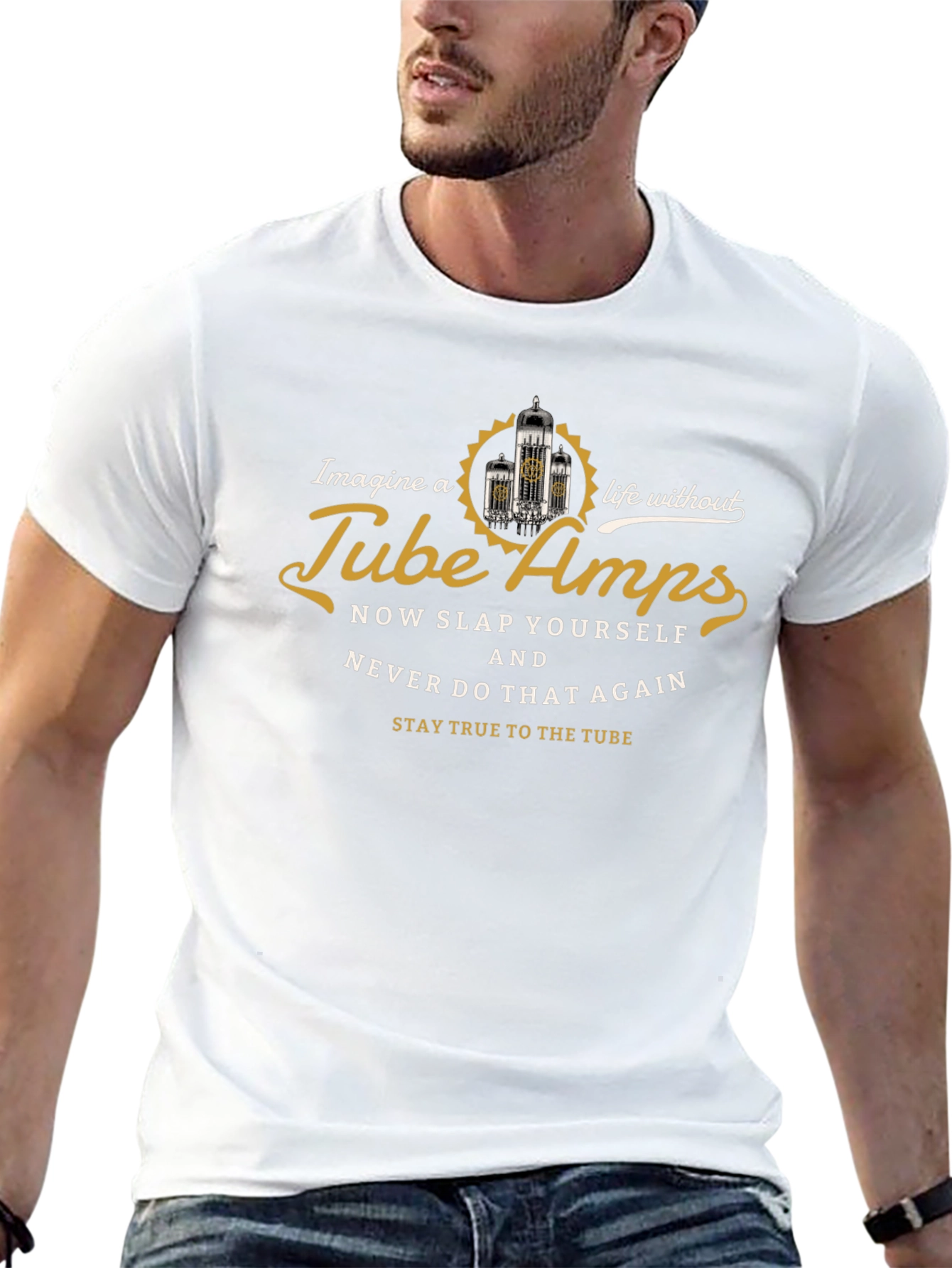 Tube Amps Graphic Tee - Black