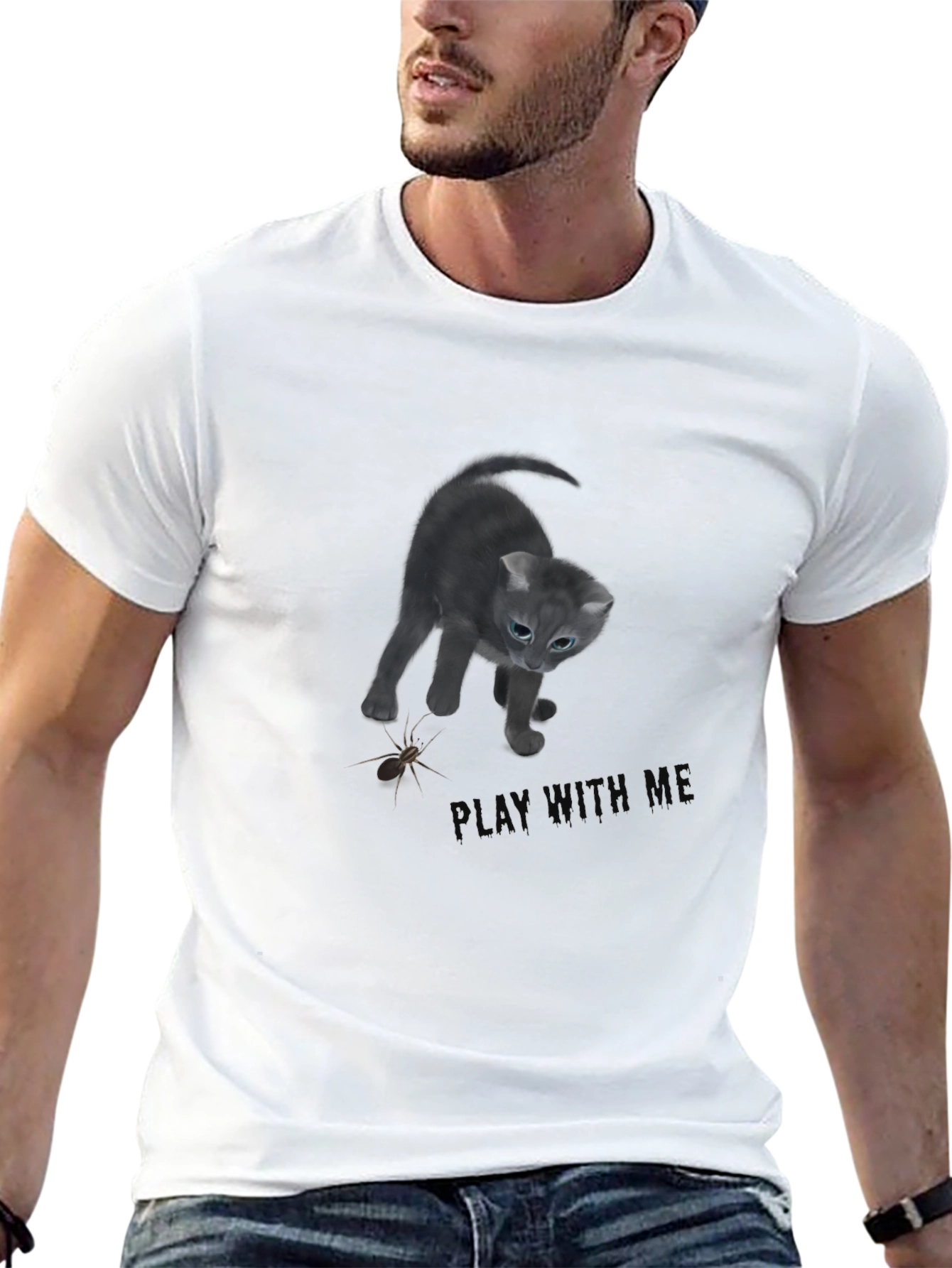 Kitten Playing T-Shirt