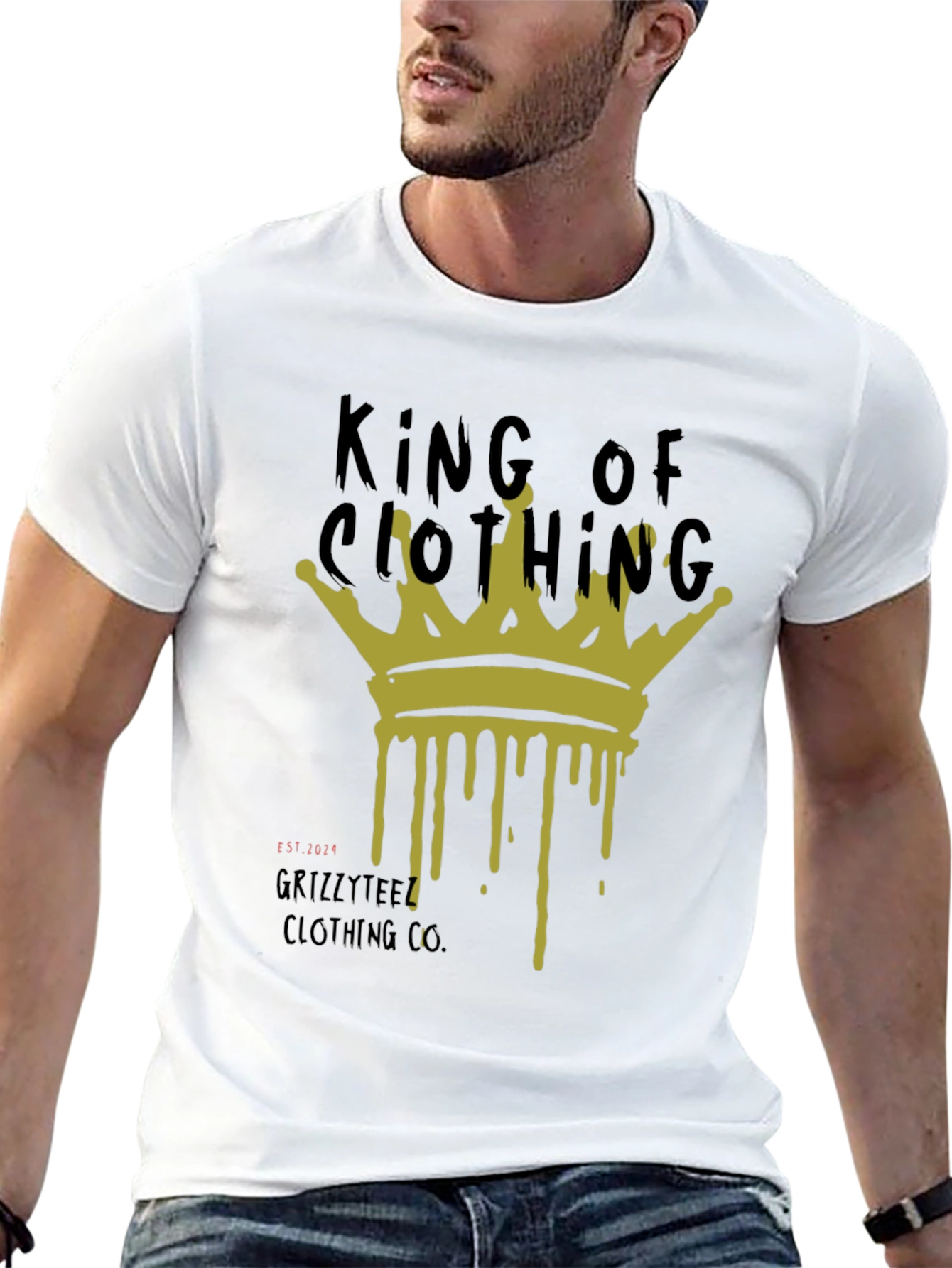 King of Clothing Dripping Crown Graphic Tee