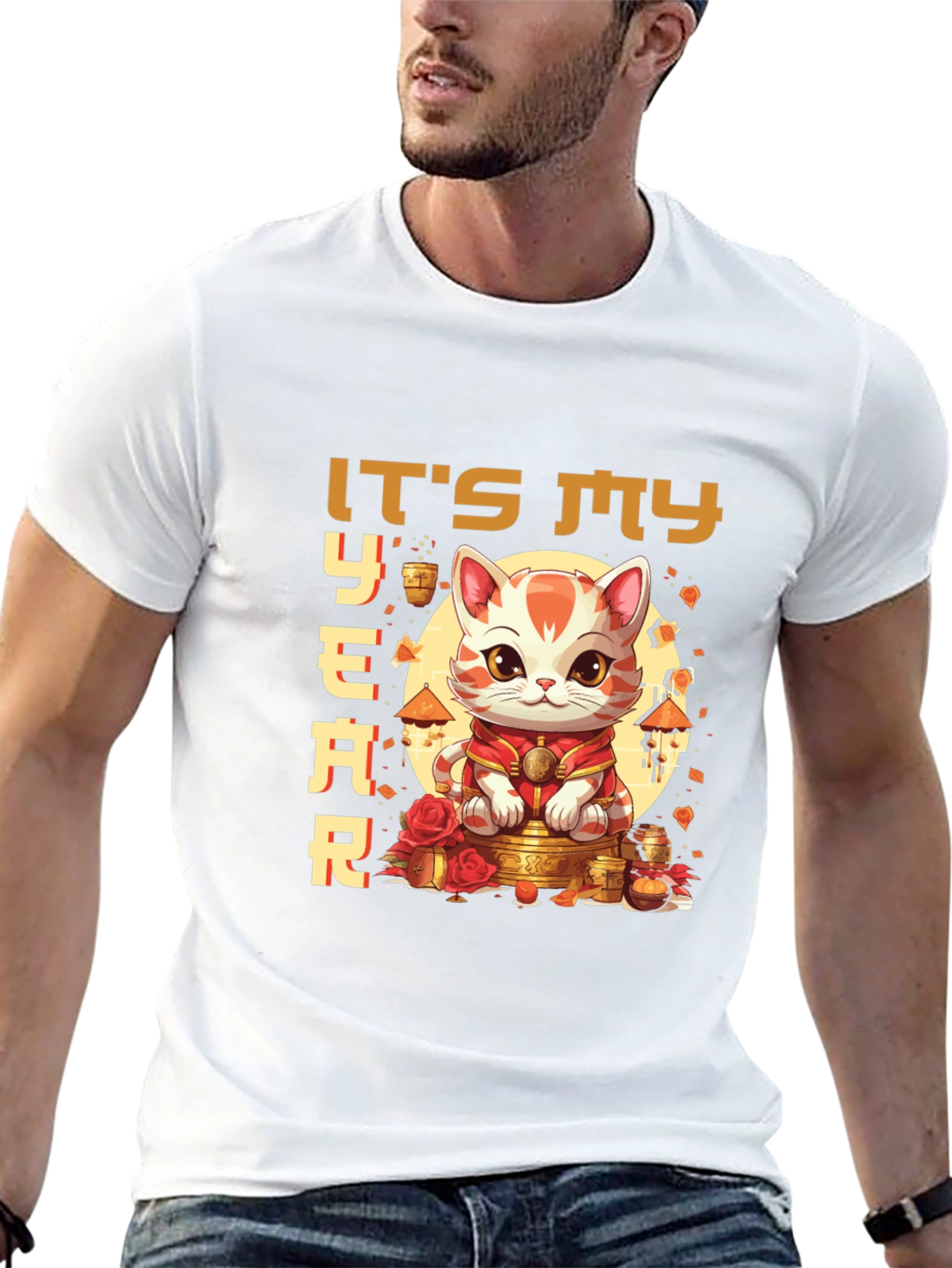 Its My Year Cat Graphic Tee