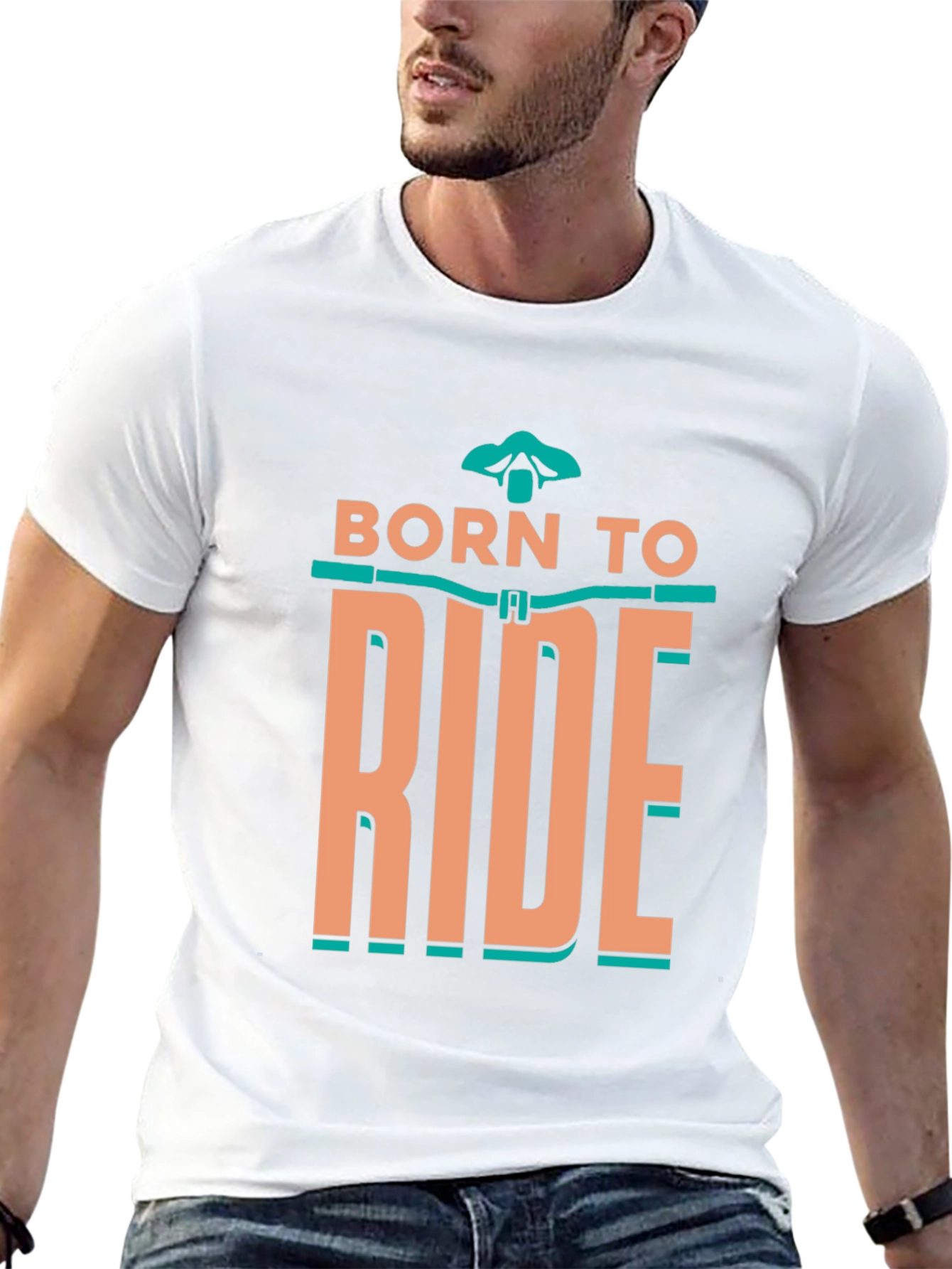 Born to Ride Black Graphic Tee