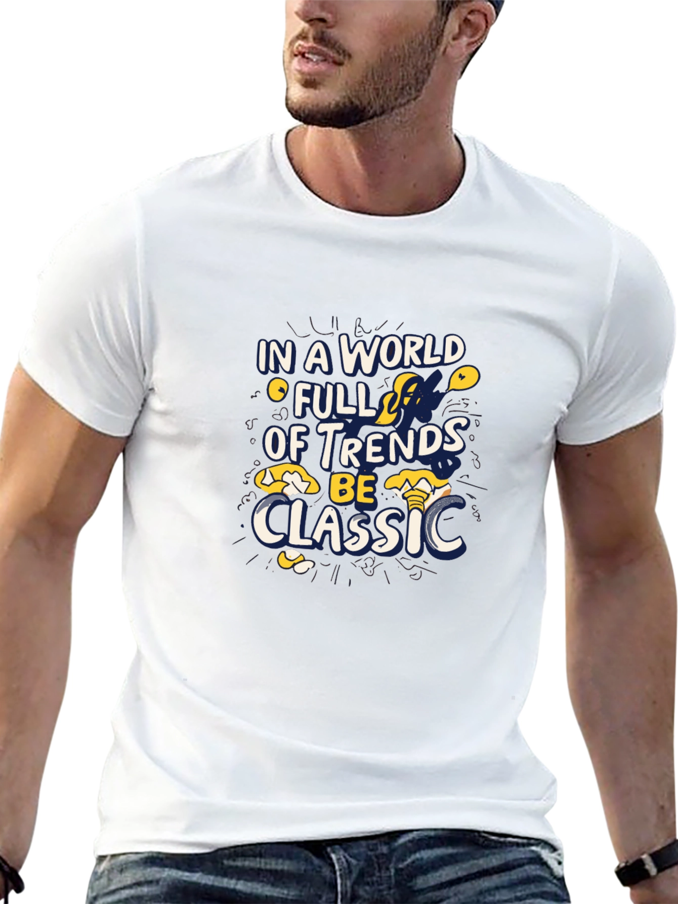 Trendy Graphic Tee - Be Classic