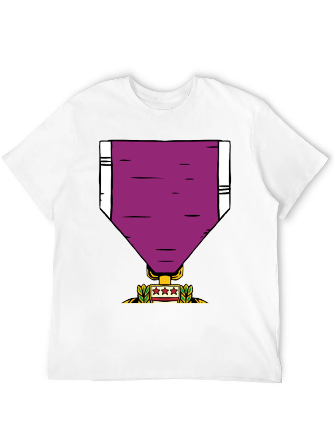 Purple Heart Medal Graphic Tee - Patriotic T-Shirt